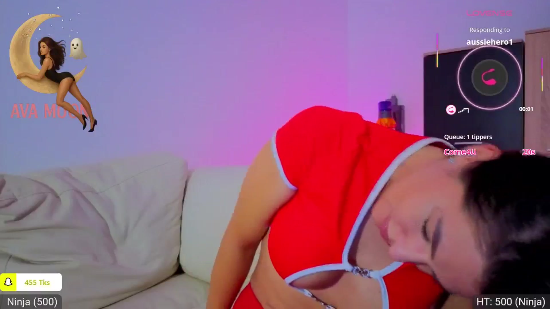 Gallery image thumbnail from AvaMoonlight's myfreecams stream on, 10/05/2025, 24:20 image 8 of 20