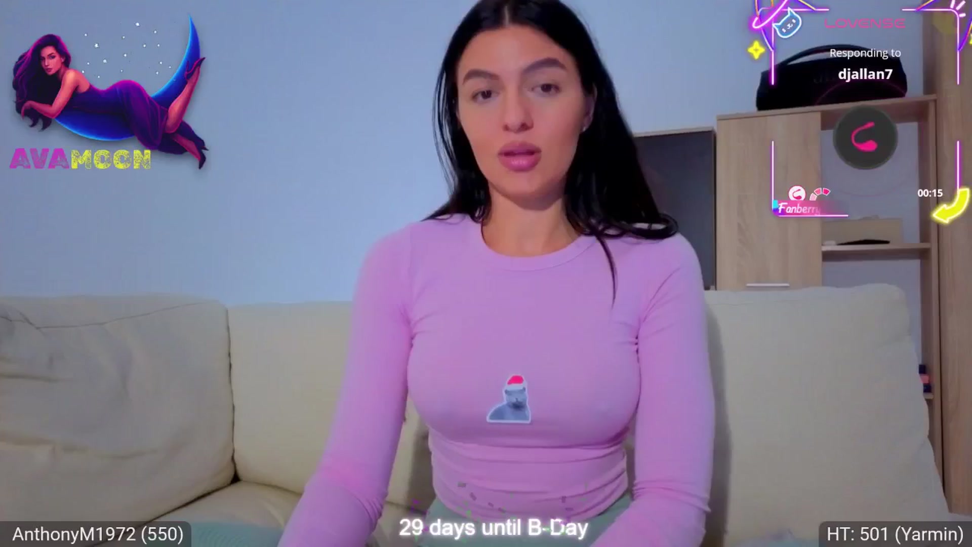Gallery image thumbnail from AvaMoonlight's myfreecams stream on, 11/11/2025, 01:27 image 19 of 20