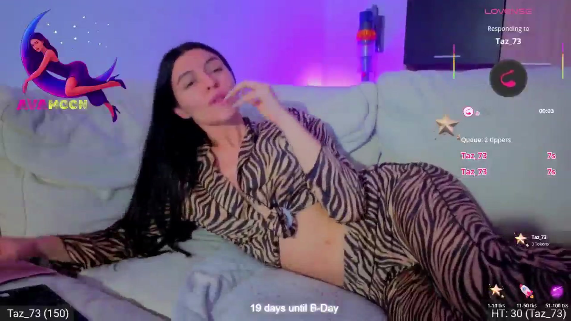 Gallery image thumbnail from AvaMoonlight's myfreecams stream on, 11/21/2025, 01:14 image 9 of 20