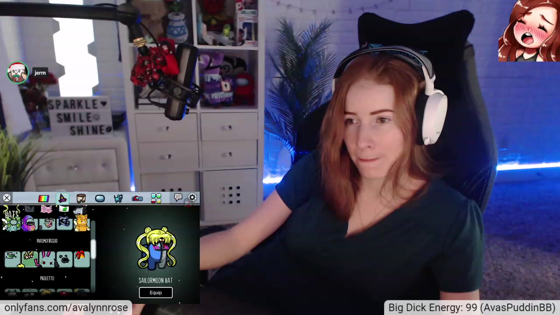 Gallery image thumbnail from AvalynnRose's myfreecams stream on, 12/10/2022, 01:25 image 17 of 20