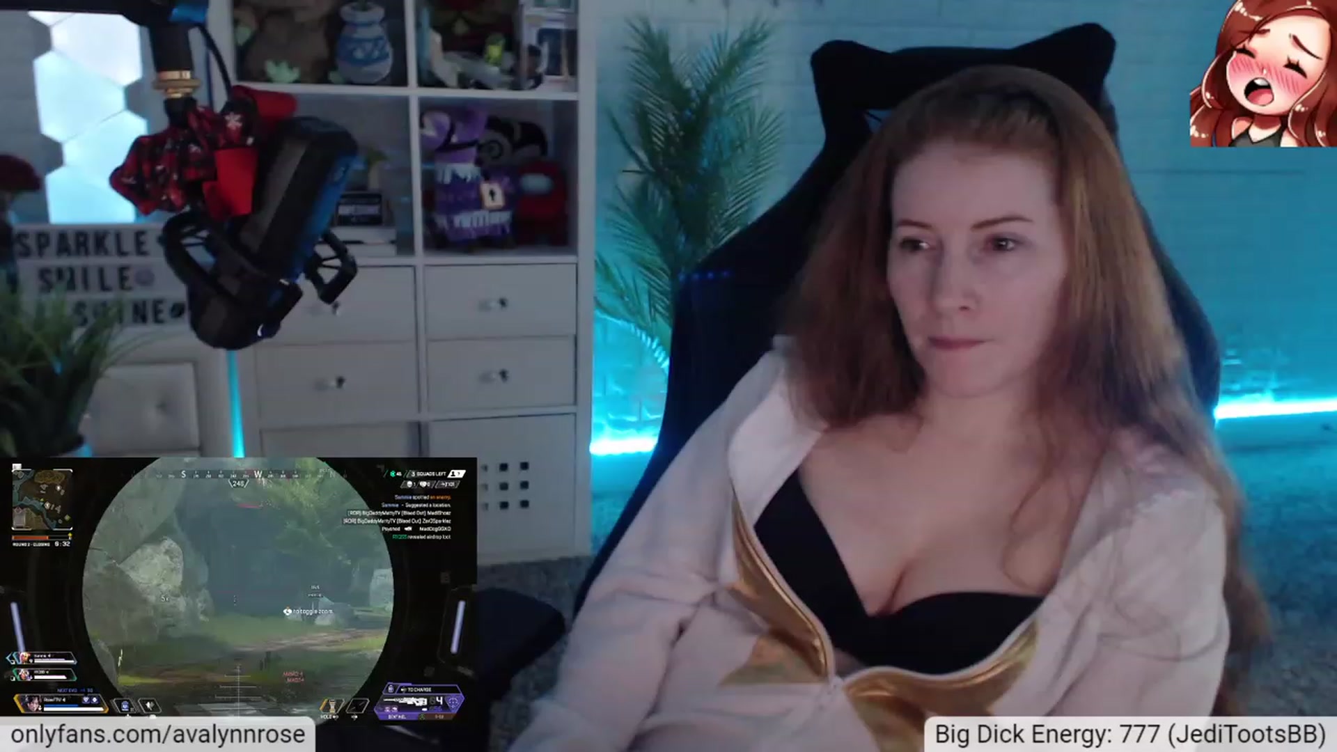 Gallery image thumbnail from AvalynnRose's myfreecams stream on, 05/08/2023, 03:18 image 7 of 20