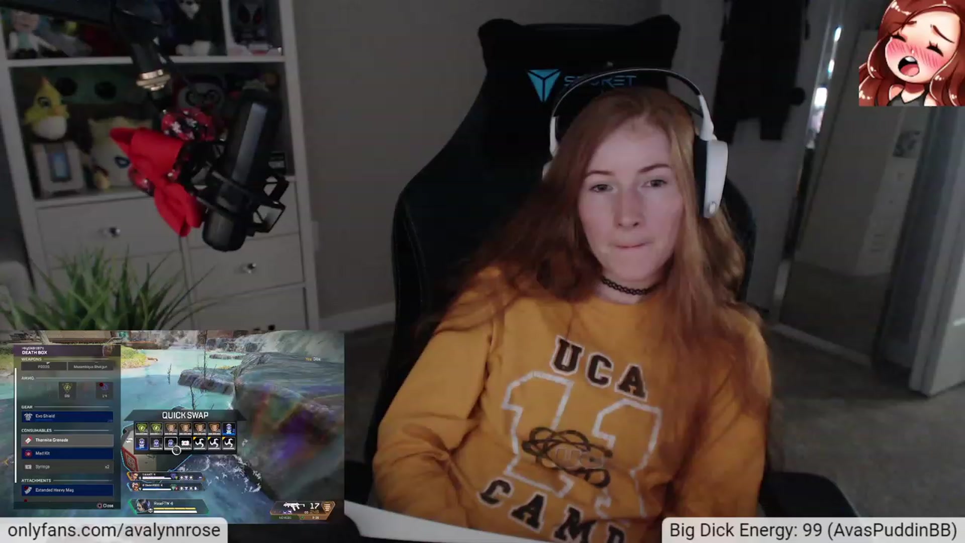 Gallery image thumbnail from AvalynnRose's myfreecams stream on, 09/30/2023, 02:07 image 12 of 20
