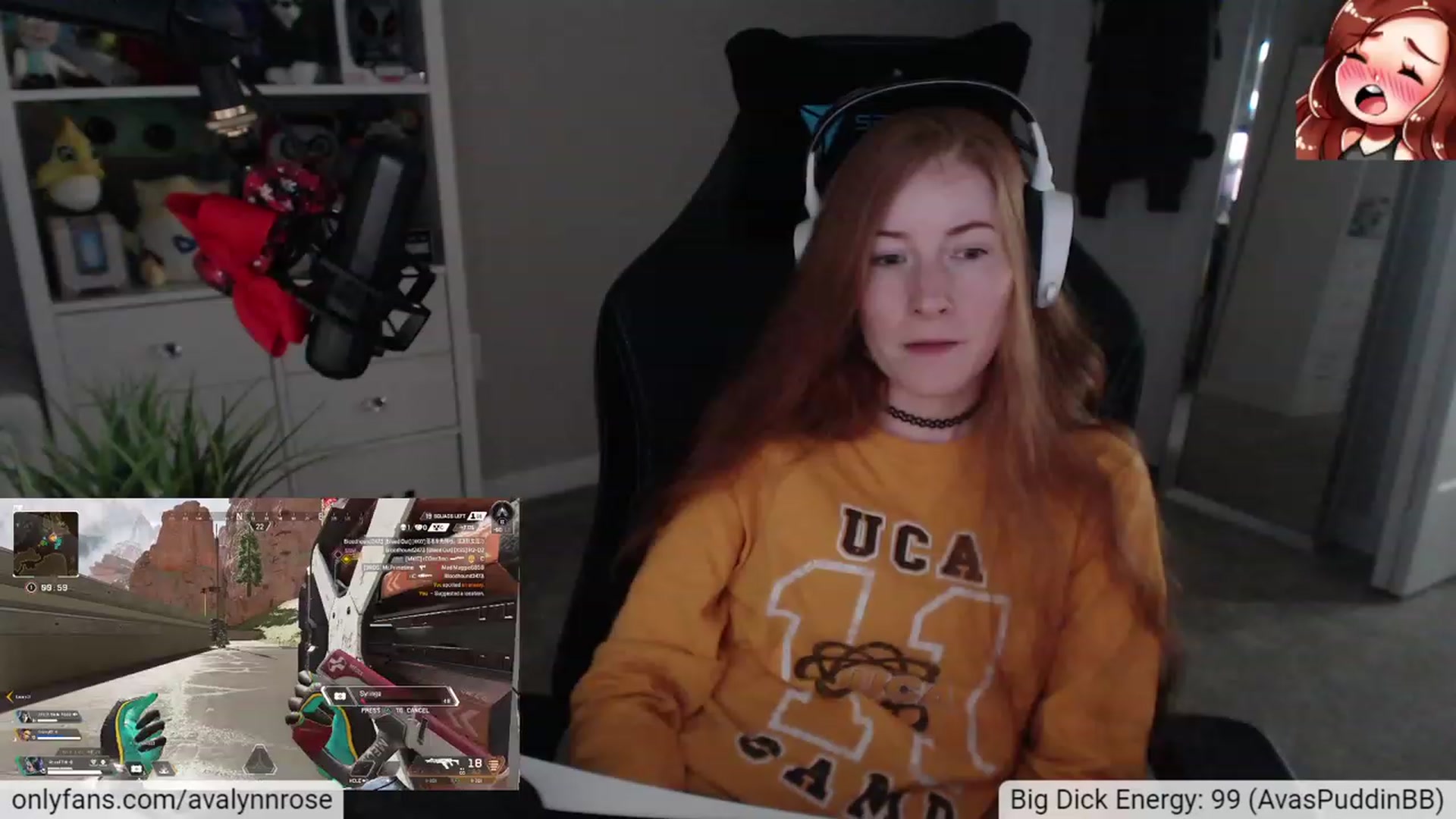 Gallery image thumbnail from AvalynnRose's myfreecams stream on, 09/30/2023, 02:07 image 8 of 20
