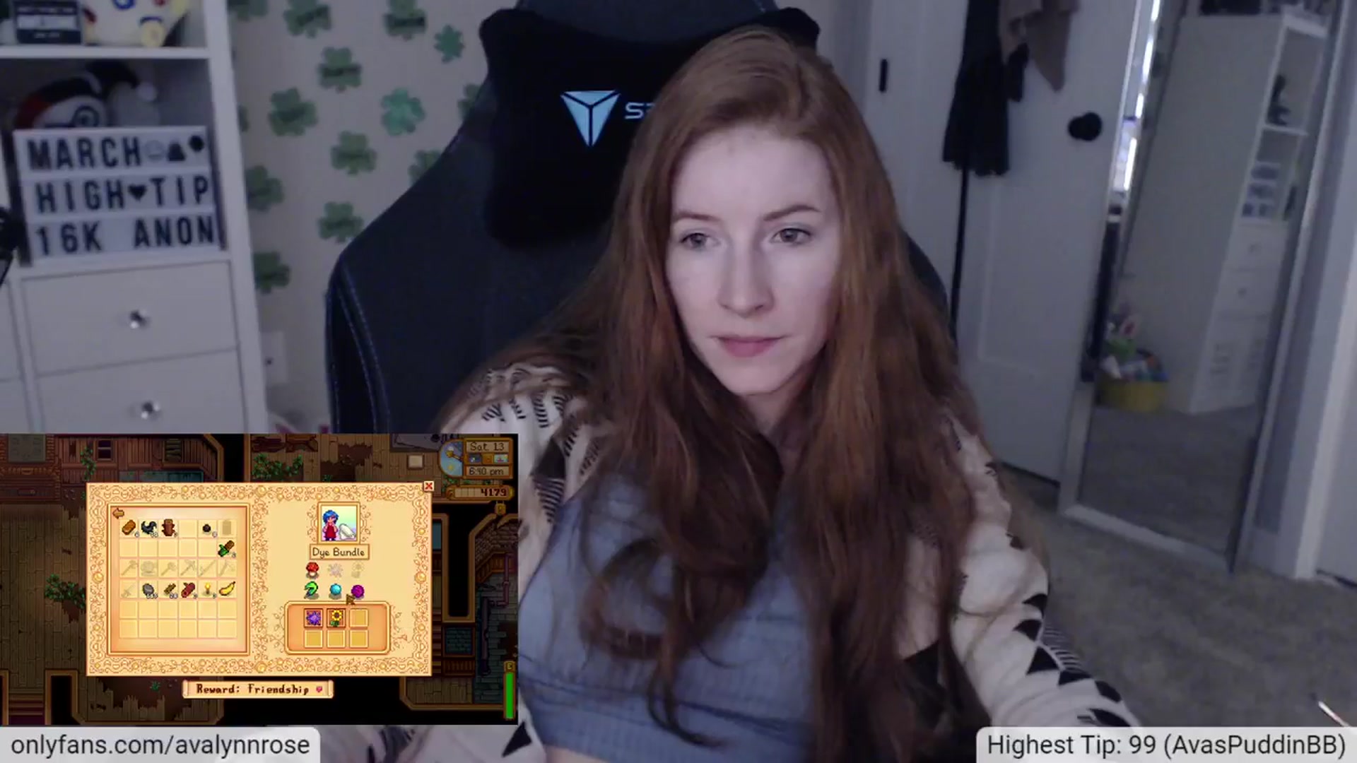 Gallery image thumbnail from AvalynnRose's myfreecams stream on, 03/23/2024, 02:24 image 11 of 20