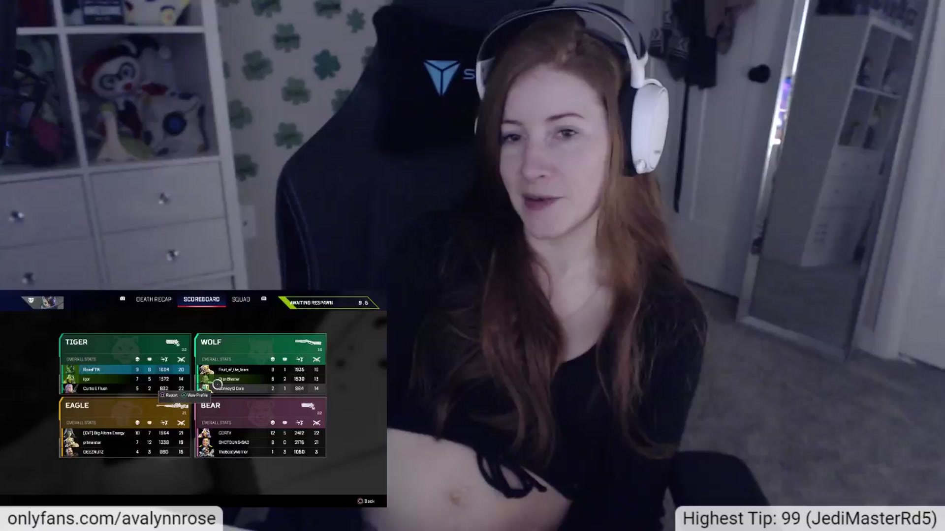 Gallery image thumbnail from AvalynnRose's myfreecams stream on, 04/02/2024, 03:46 image 6 of 20