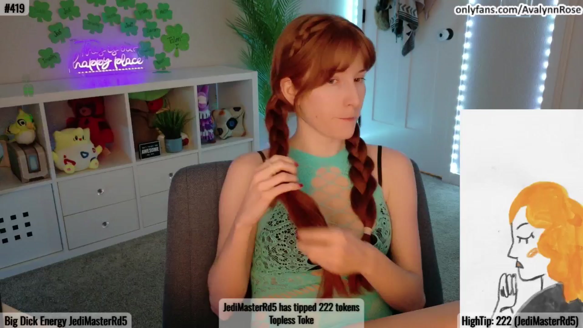 Gallery image thumbnail from AvalynnRose's myfreecams stream on, 03/23/2025, 04:00 image 12 of 20