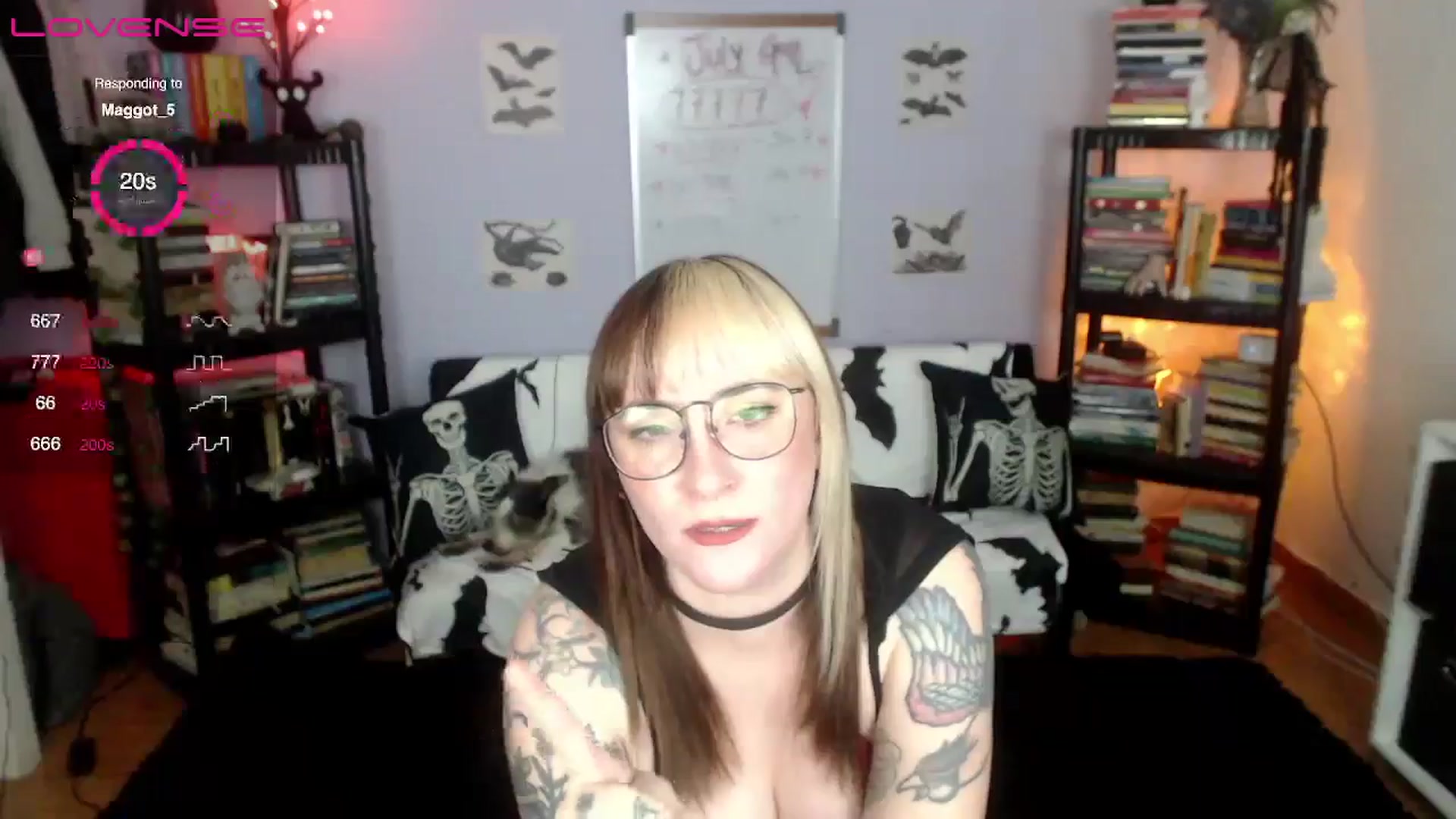 Gallery image thumbnail from AxeHallow's myfreecams stream on, 07/21/2024, 02:49 image 6 of 20