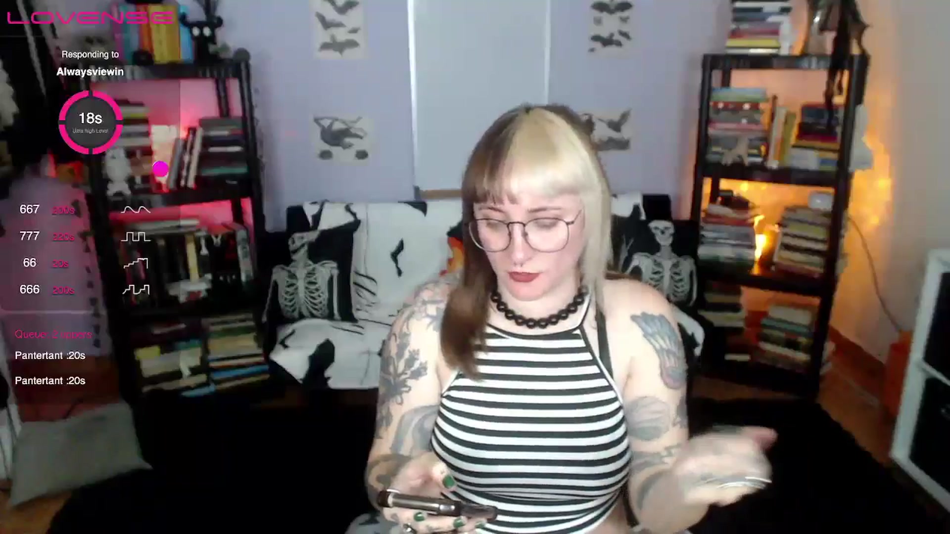 Gallery image thumbnail from AxeHallow's myfreecams stream on, 08/10/2024, 07:05 image 2 of 20