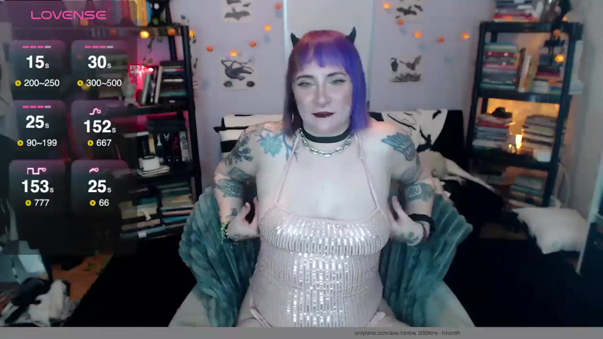 Gallery image thumbnail from AxeHallow's myfreecams stream on, 01/07/2025, 23:25 image 14 of 20