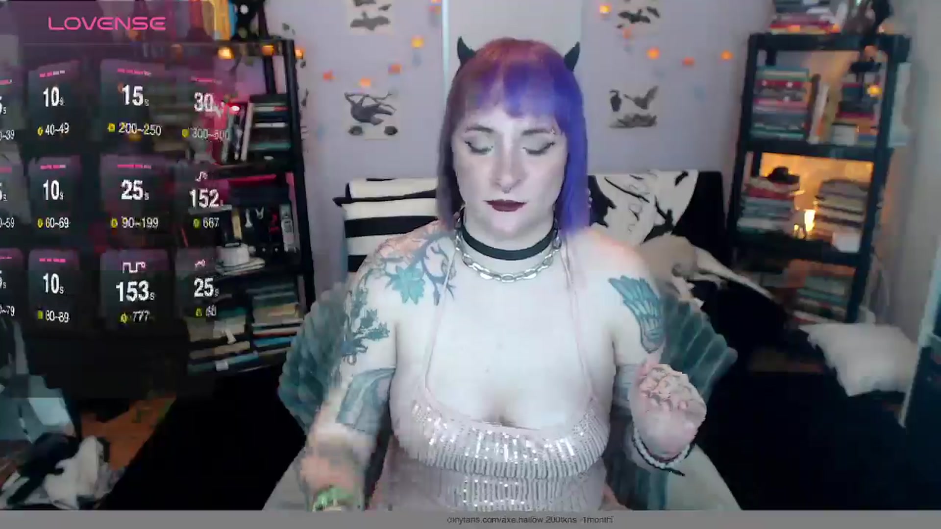 Gallery image thumbnail from AxeHallow's myfreecams stream on, 01/07/2025, 23:25 image 17 of 20