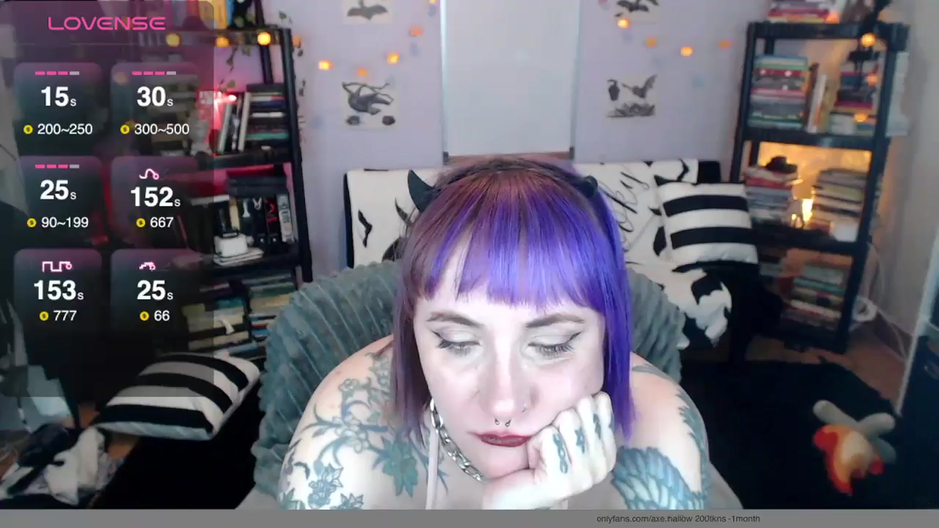 Gallery image thumbnail from AxeHallow's myfreecams stream on, 01/08/2025, 05:13 image 20 of 20