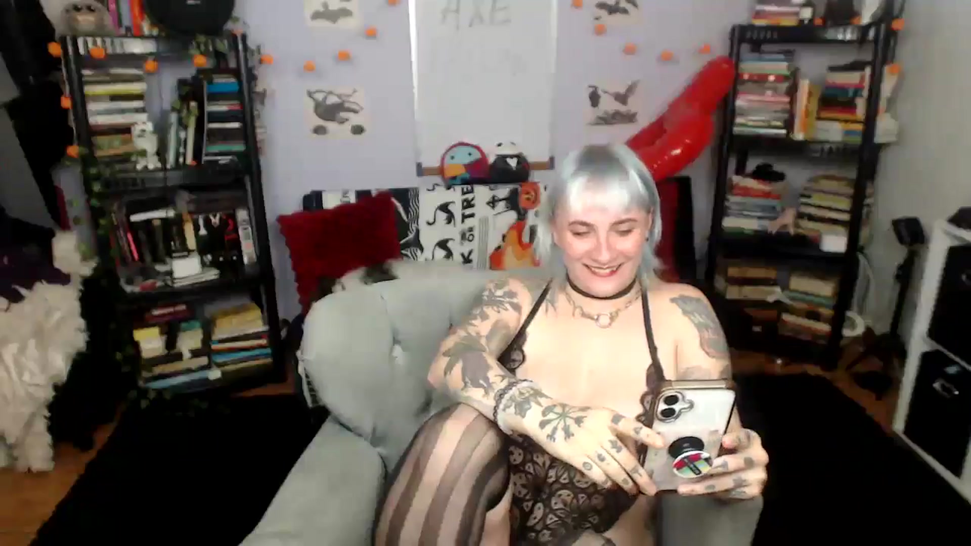Gallery image thumbnail from AxeHallow's myfreecams stream on, 09/03/2025, 23:18 image 7 of 20