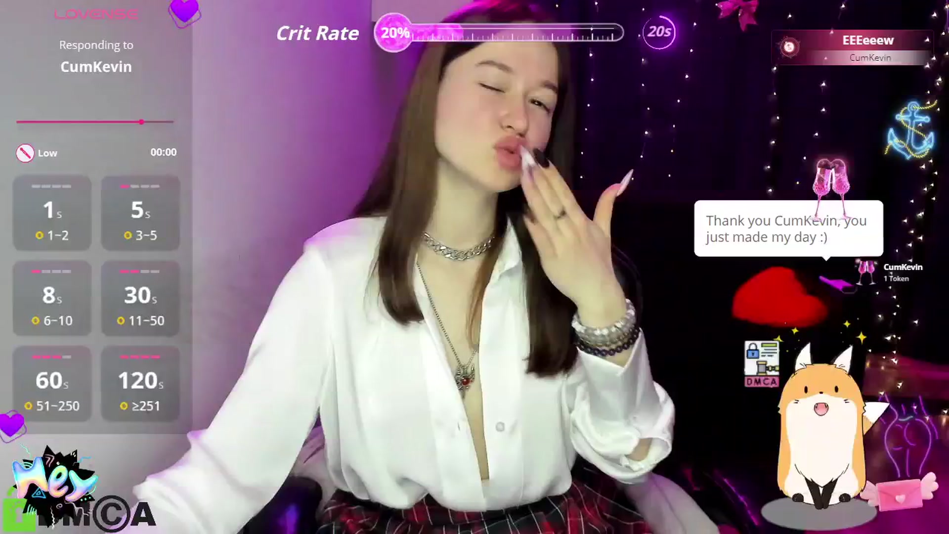 Gallery image thumbnail from B3lla19's myfreecams stream on, 04/02/2026, 20:36 image 16 of 20