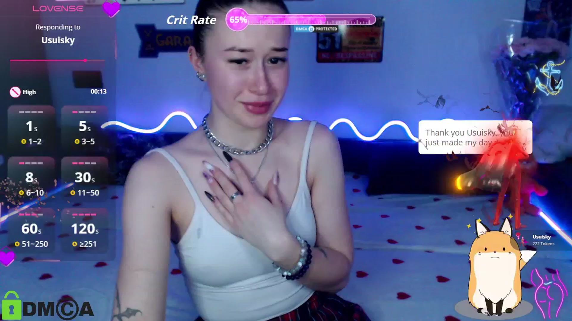 Gallery image thumbnail from B3lla19's myfreecams stream on, 04/12/2026, 20:27 image 14 of 20