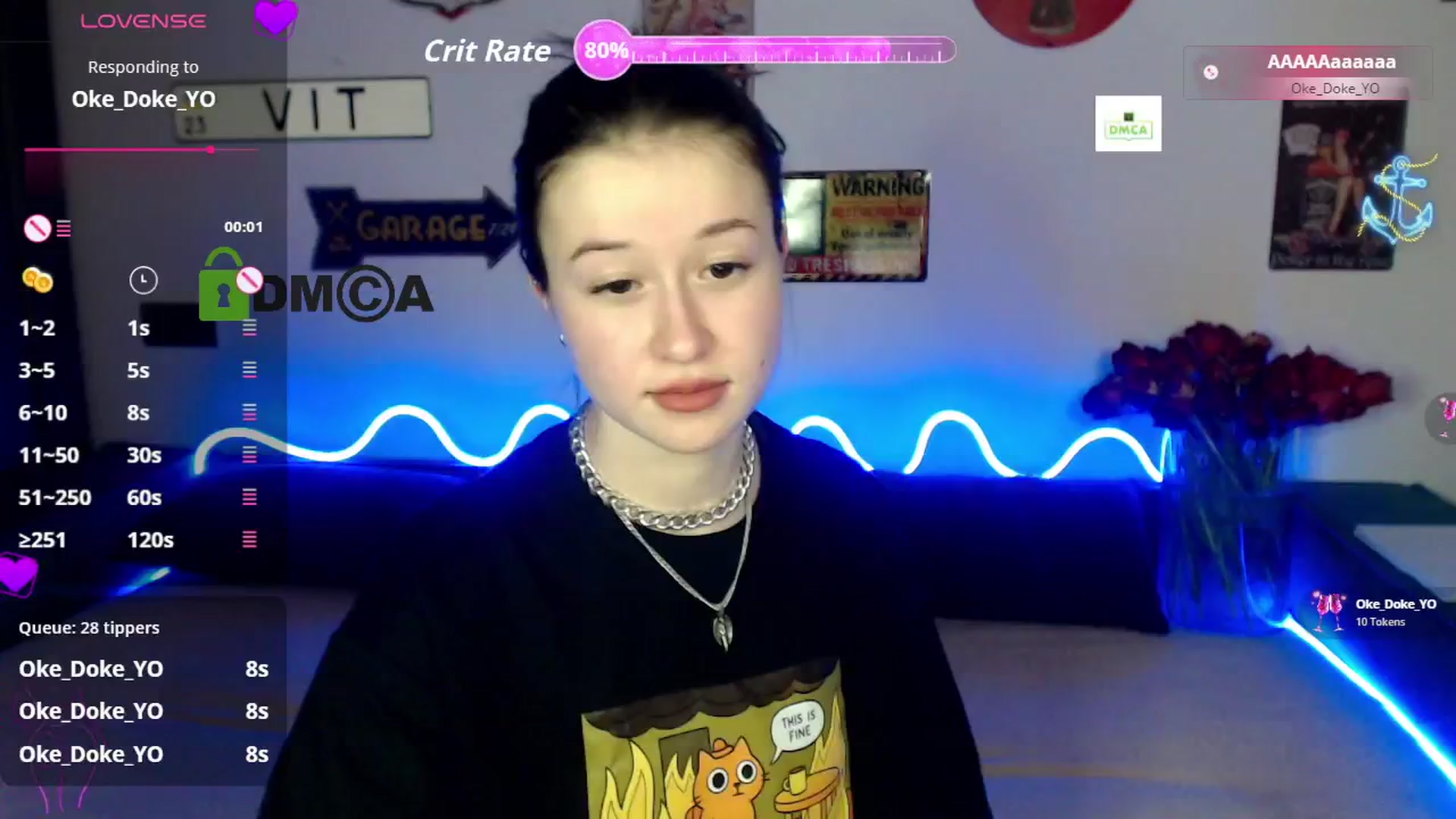 Gallery image thumbnail from B3lla19's myfreecams stream on, 05/03/2026, 19:56 image 14 of 20