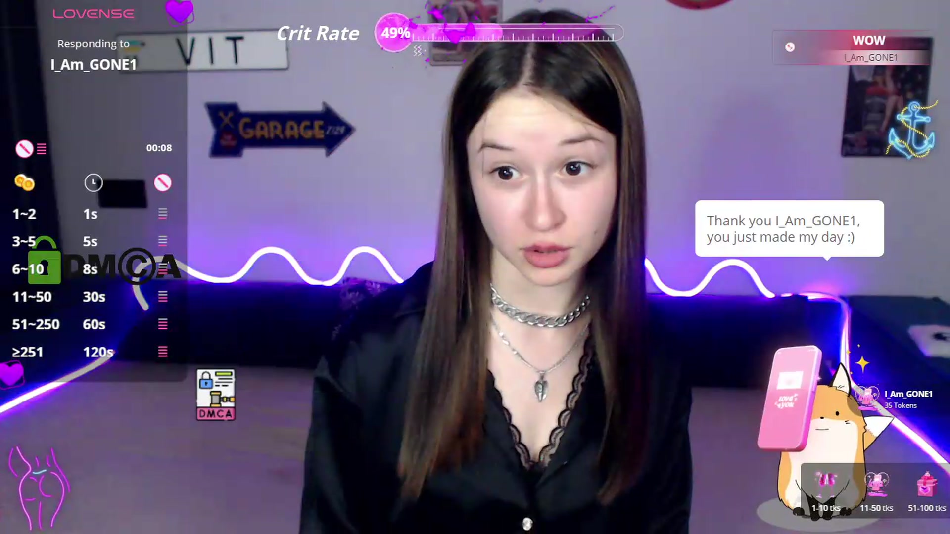 Gallery image thumbnail from B3lla19's myfreecams stream on, 05/08/2026, 20:31 image 13 of 20