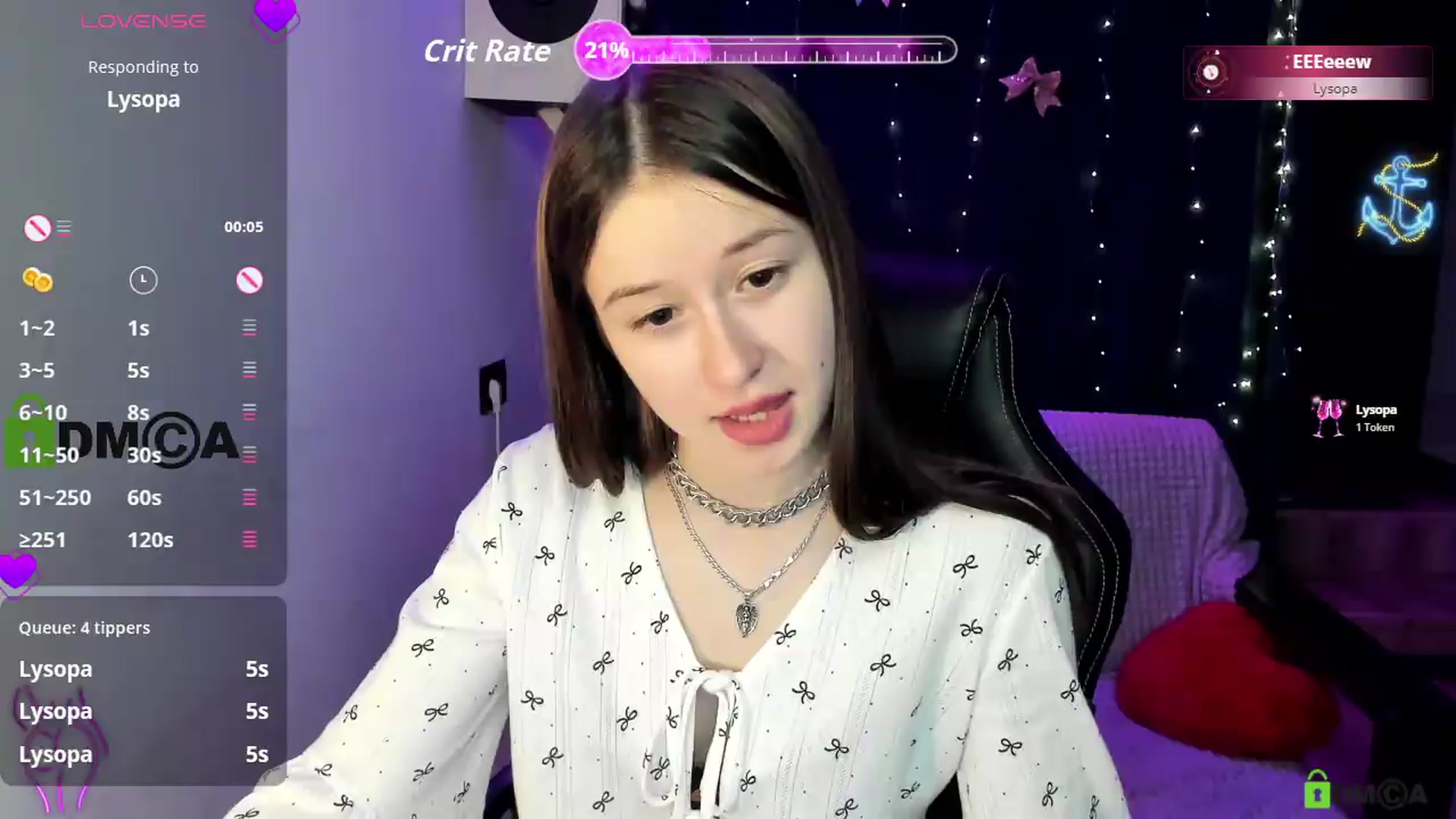 Gallery image thumbnail from B3lla19's myfreecams stream on, 05/11/2026, 23:50 image 16 of 20