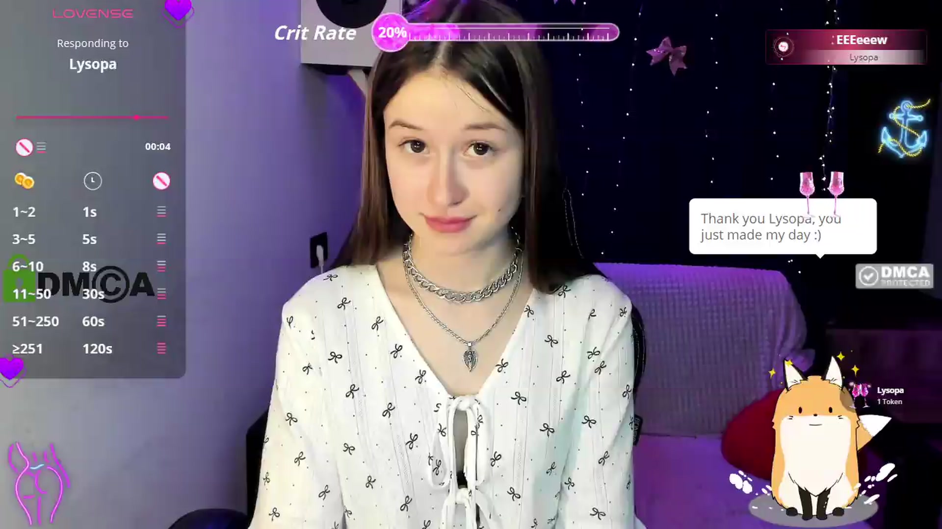 Gallery image thumbnail from B3lla19's myfreecams stream on, 05/11/2026, 23:50 image 15 of 20