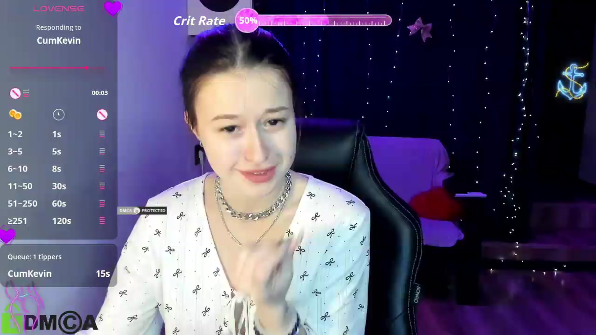 Gallery image thumbnail from B3lla19's myfreecams stream on, 05/13/2026, 19:34 image 4 of 20