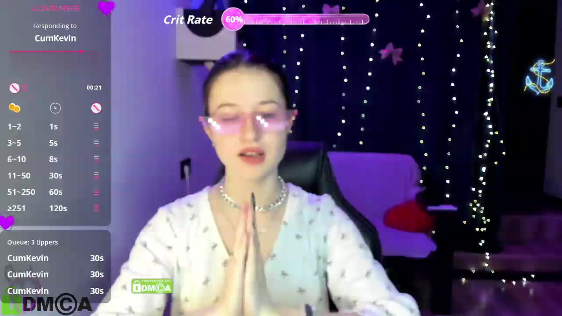 Gallery image thumbnail from B3lla19's myfreecams stream on, 05/13/2026, 19:34 image 2 of 20