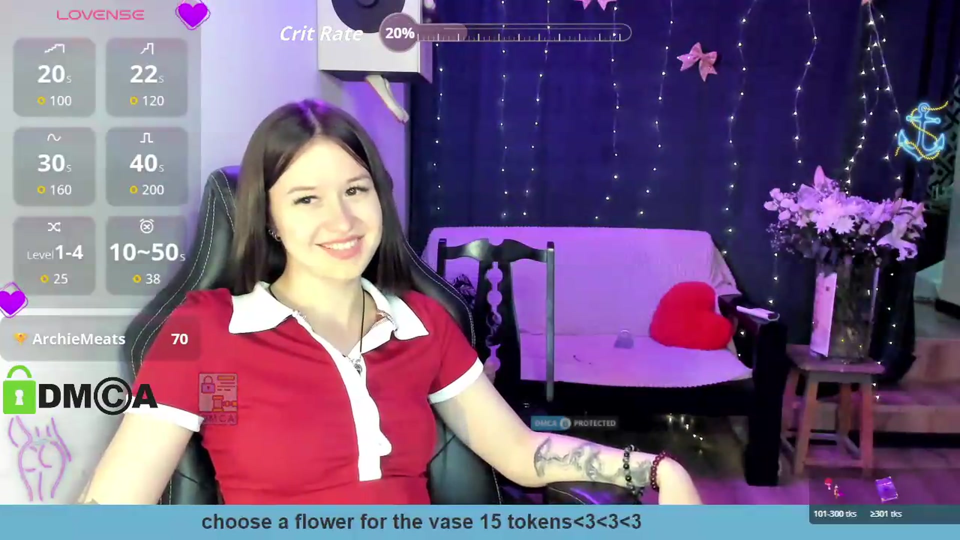 Gallery image thumbnail from B3lla19's myfreecams stream on, 06/05/2026, 21:50 image 20 of 20