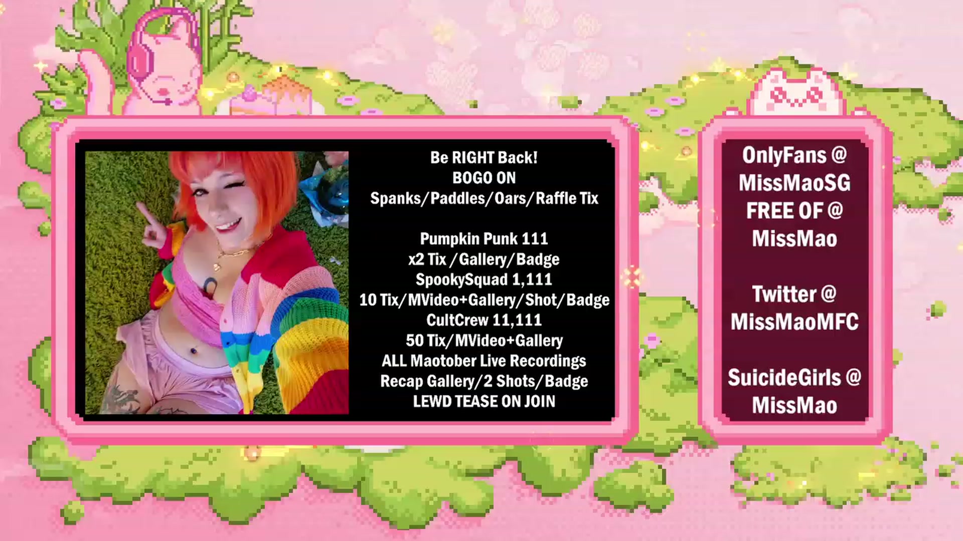 Gallery image thumbnail from BDAYMao's myfreecams stream on, 10/06/2023, 02:25 image 4 of 20
