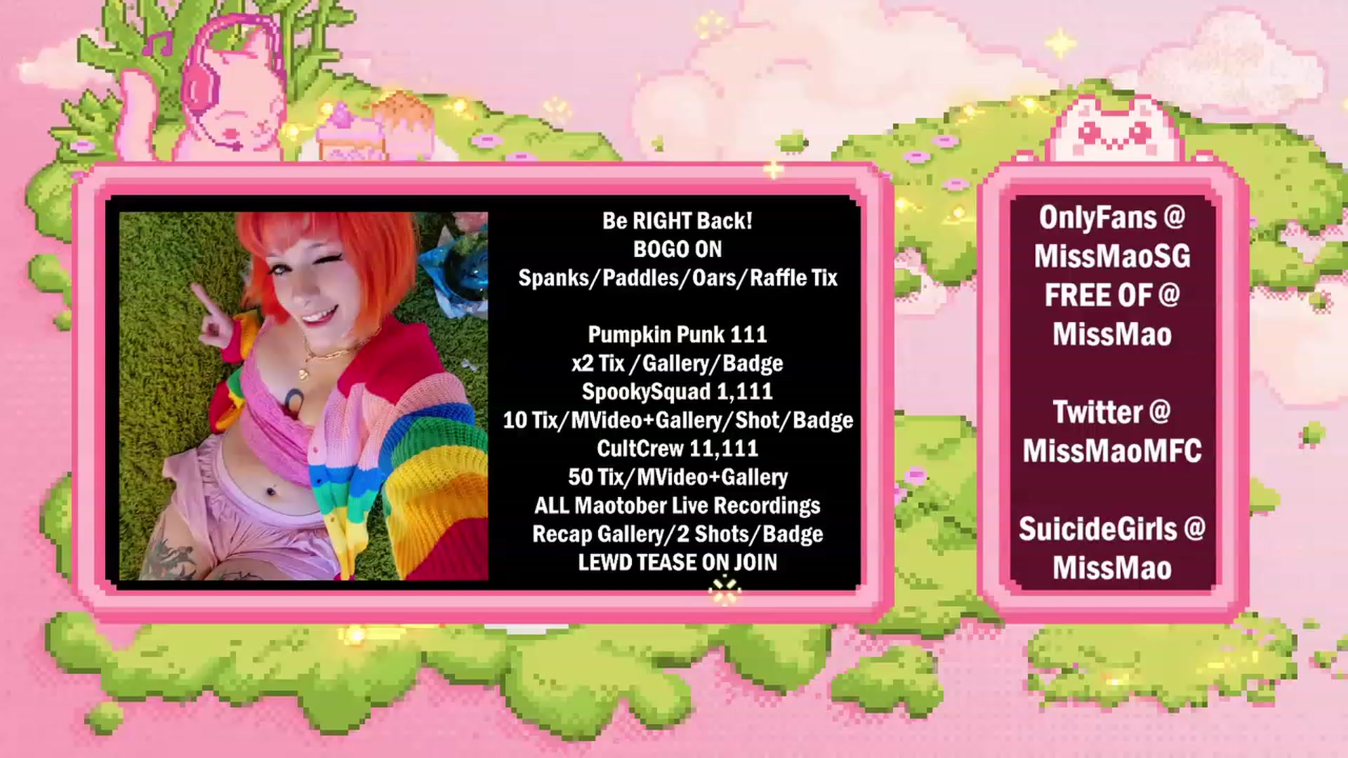 Gallery image thumbnail from BDAYMao's myfreecams stream on, 10/06/2023, 04:00 image 1 of 20