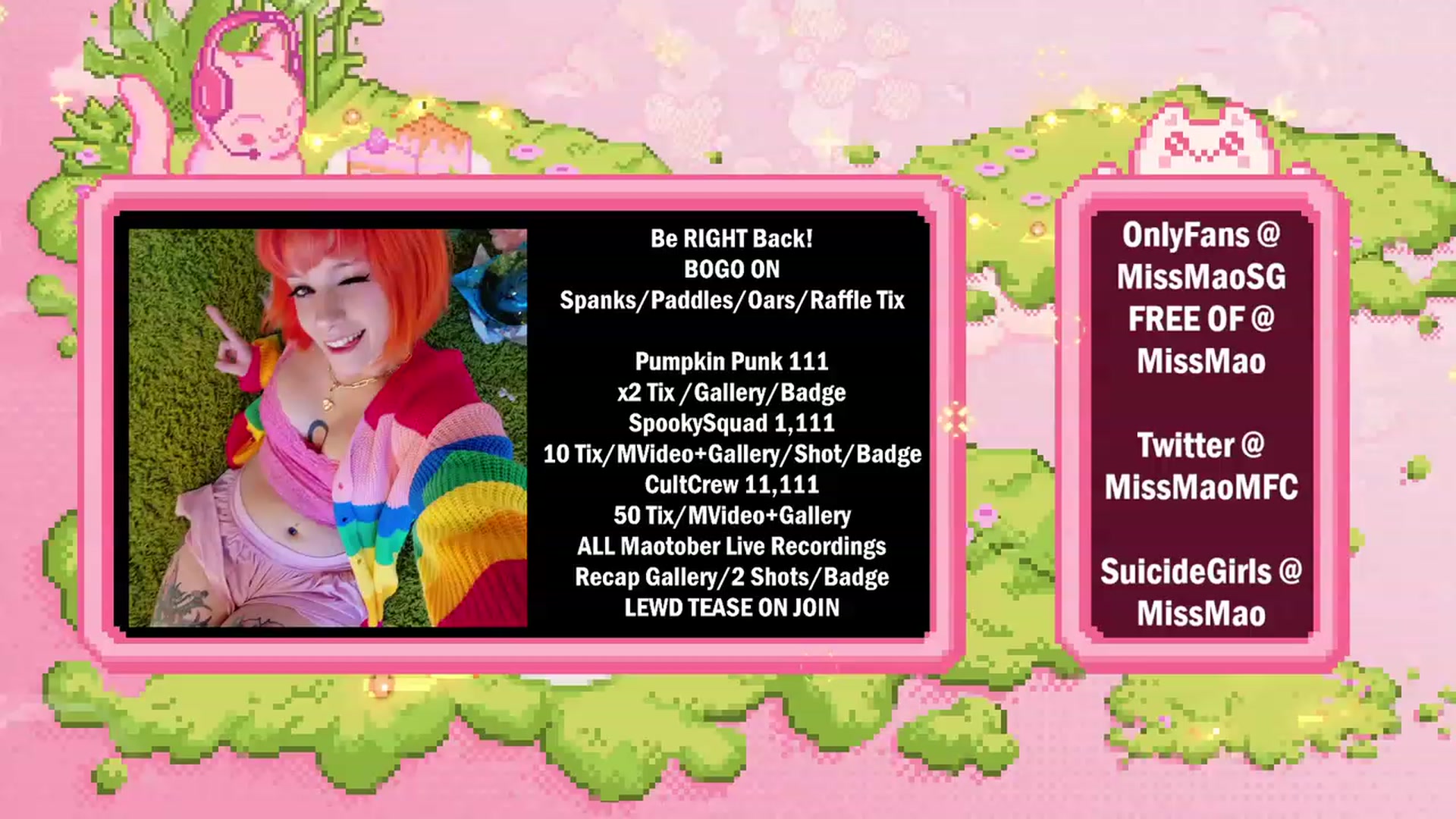 Gallery image thumbnail from BDAYMao's myfreecams stream on, 10/25/2023, 01:53 image 2 of 20