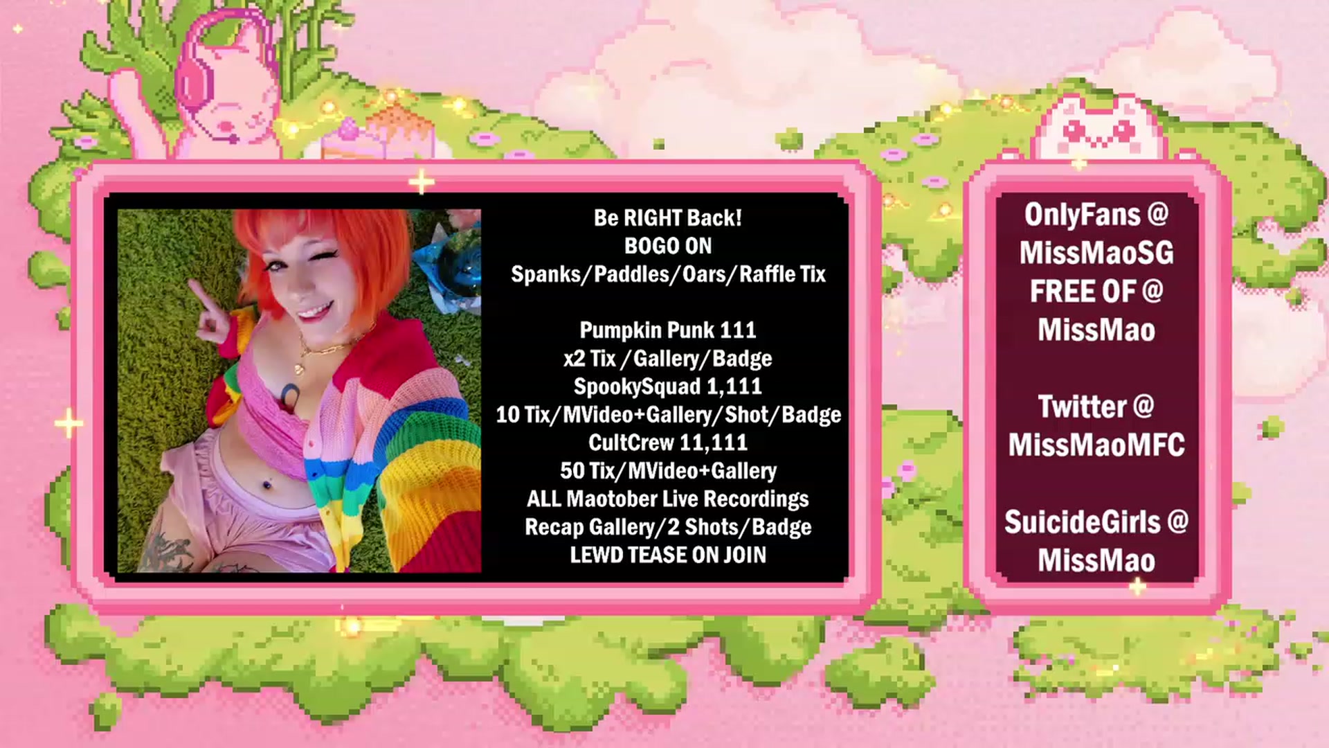 Gallery image thumbnail from BDAYMao's myfreecams stream on, 10/27/2023, 06:42 image 1 of 20