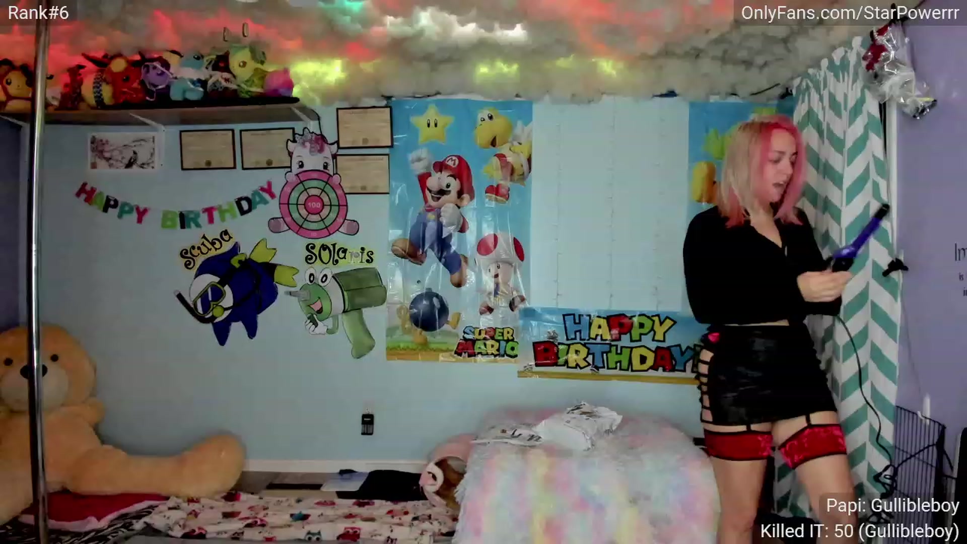 Gallery image thumbnail from BDAYPOWERRR's myfreecams stream on, 11/18/2023, 05:32 image 2 of 20