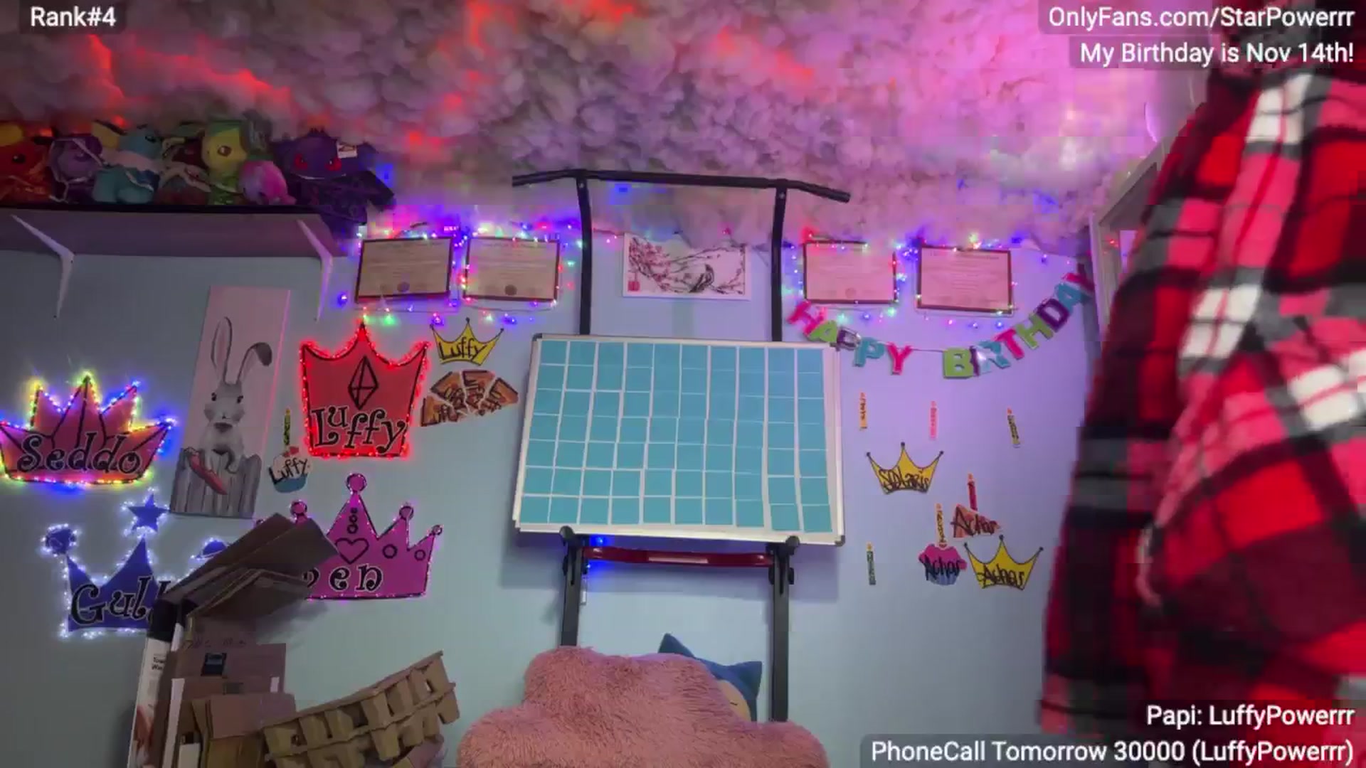Gallery image thumbnail from BDAYPOWERRR's myfreecams stream on, 11/14/2024, 12:03 image 17 of 20