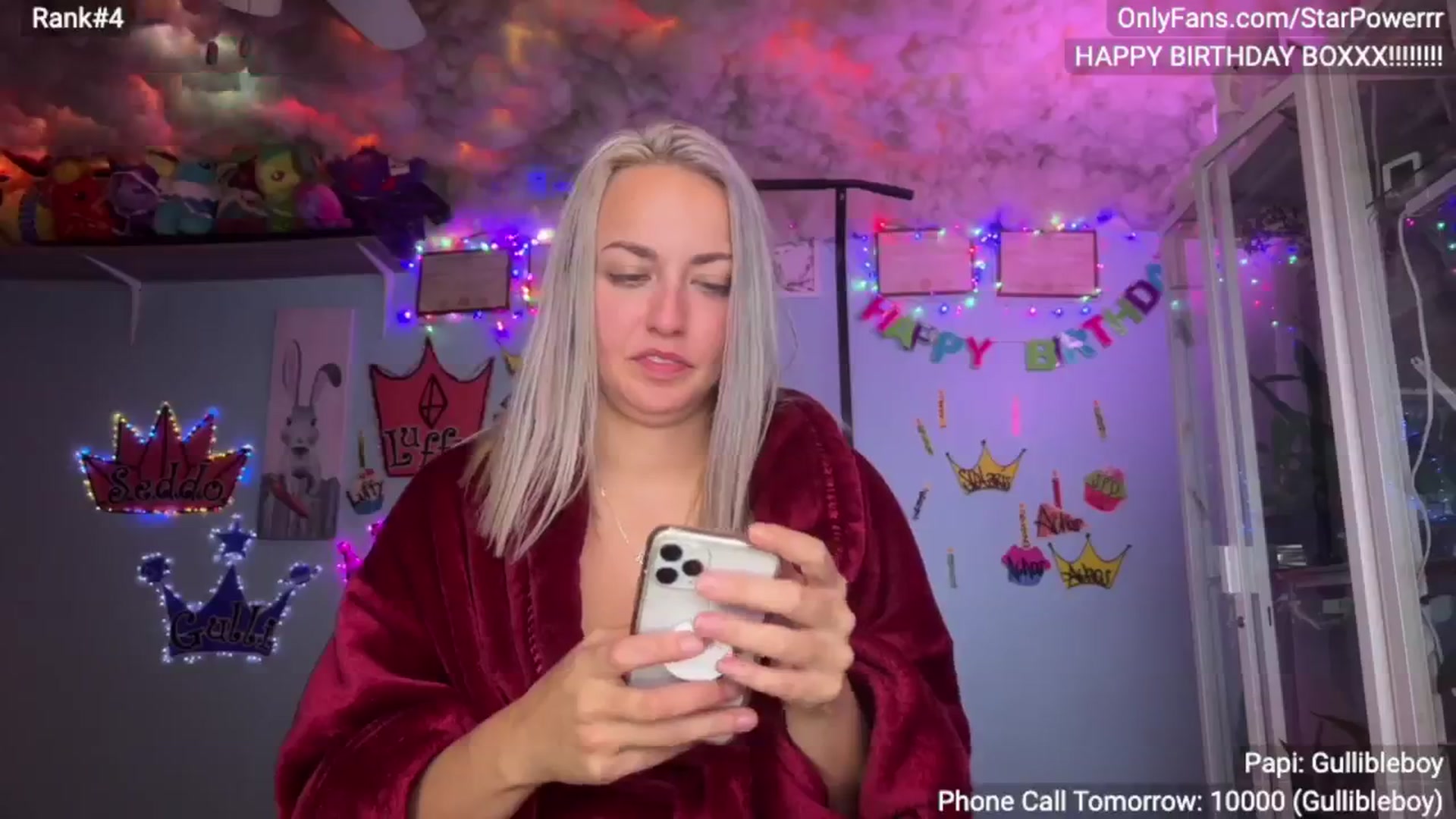 Gallery image thumbnail from BDAYPOWERRR's myfreecams stream on, 11/21/2024, 10:20 image 18 of 20