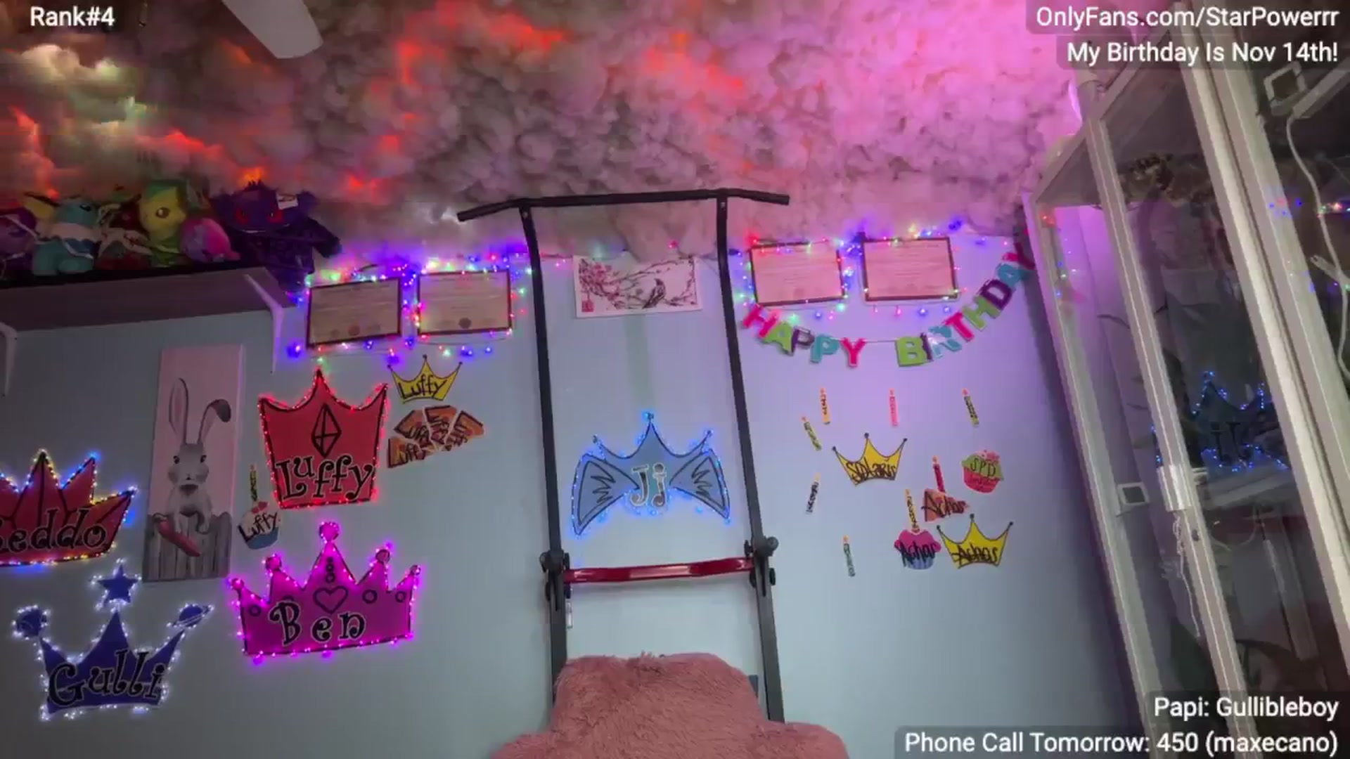 Gallery image thumbnail from BDAYPOWERRR's myfreecams stream on, 11/21/2024, 10:20 image 4 of 20