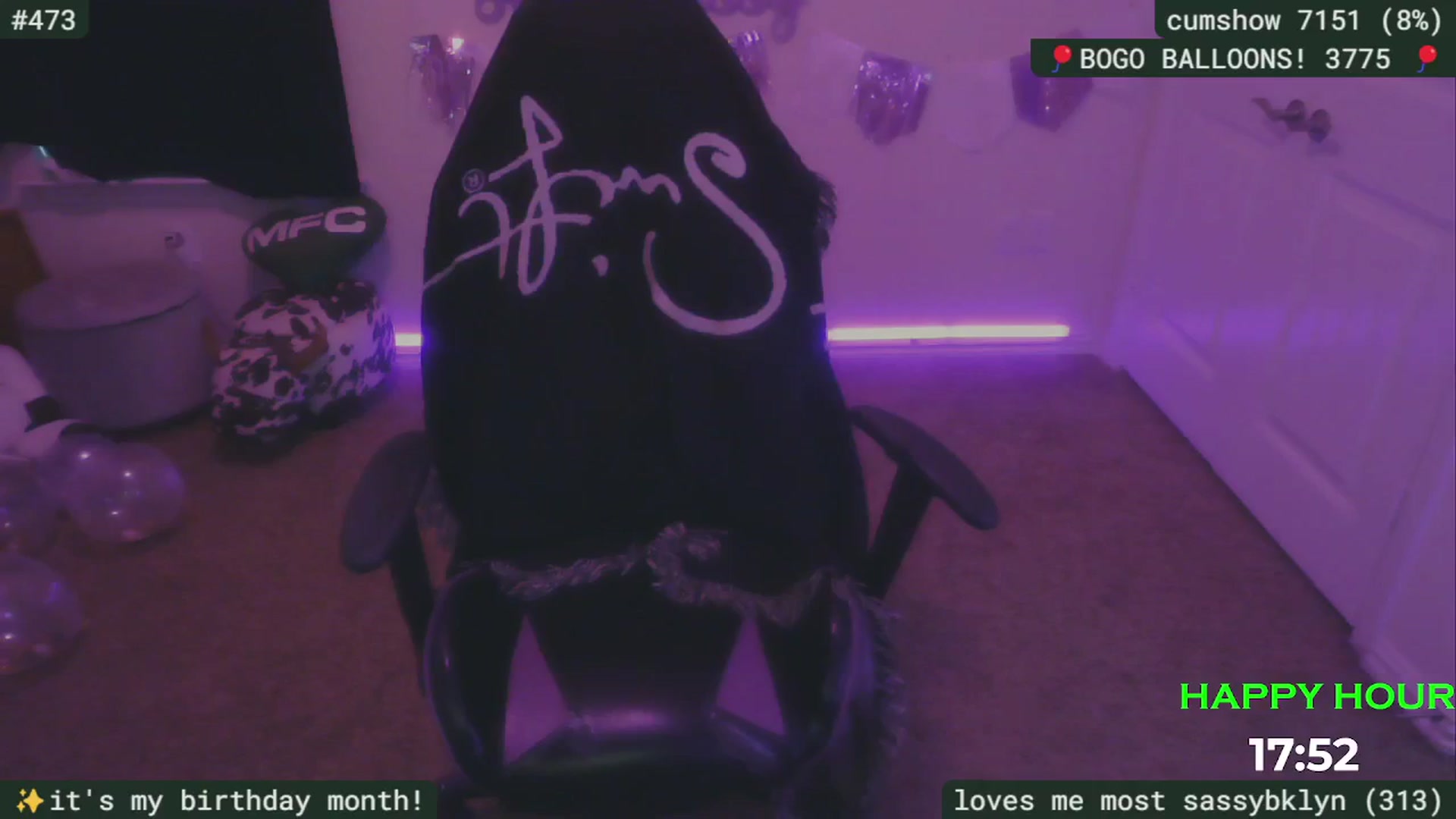 Gallery image thumbnail from BDAYSarah94's myfreecams stream on, 07/25/2025, 01:45 image 7 of 20