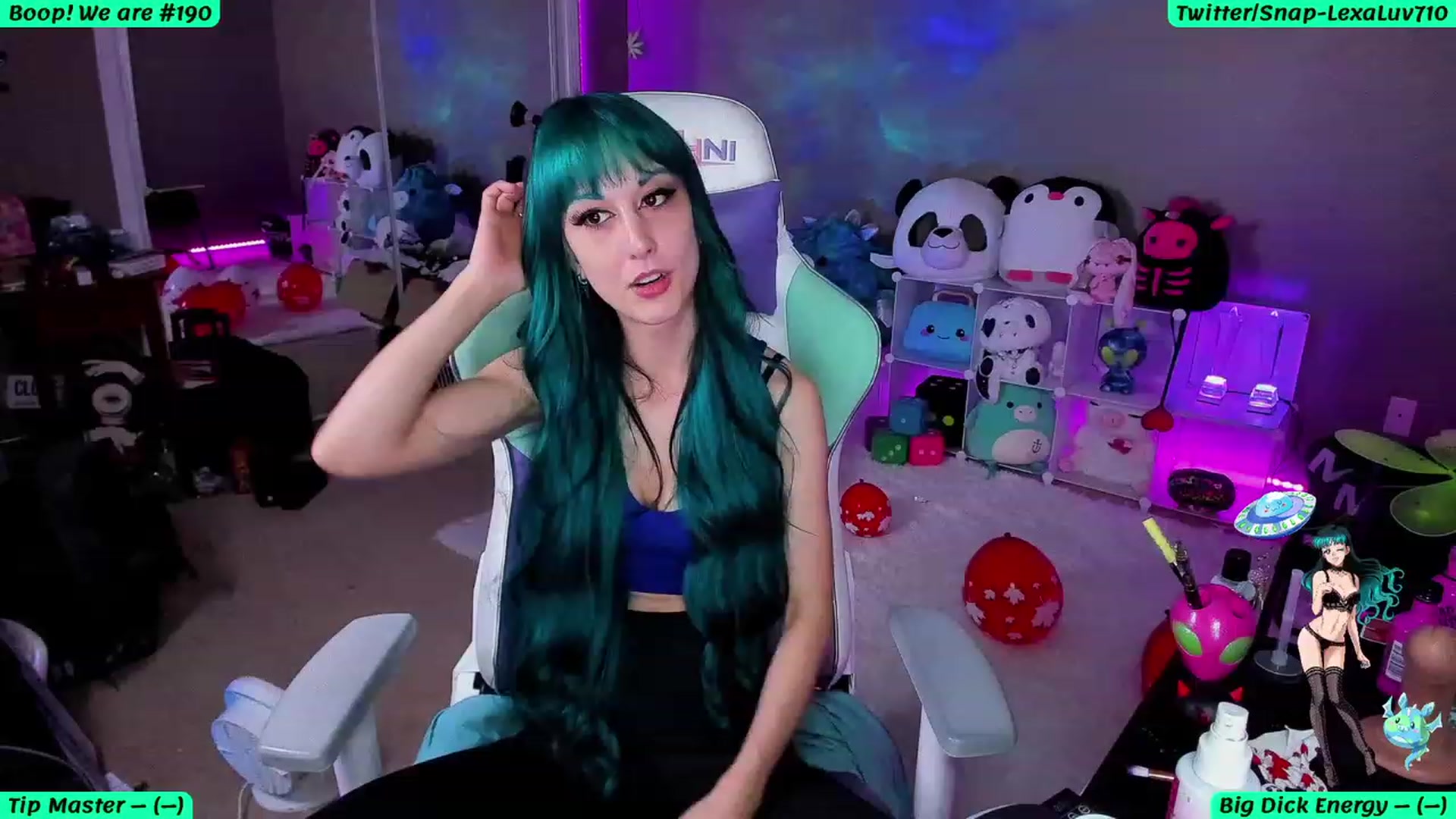 Gallery image thumbnail from BDayLexaLuv's myfreecams stream on, 07/06/2023, 06:53 image 6 of 20
