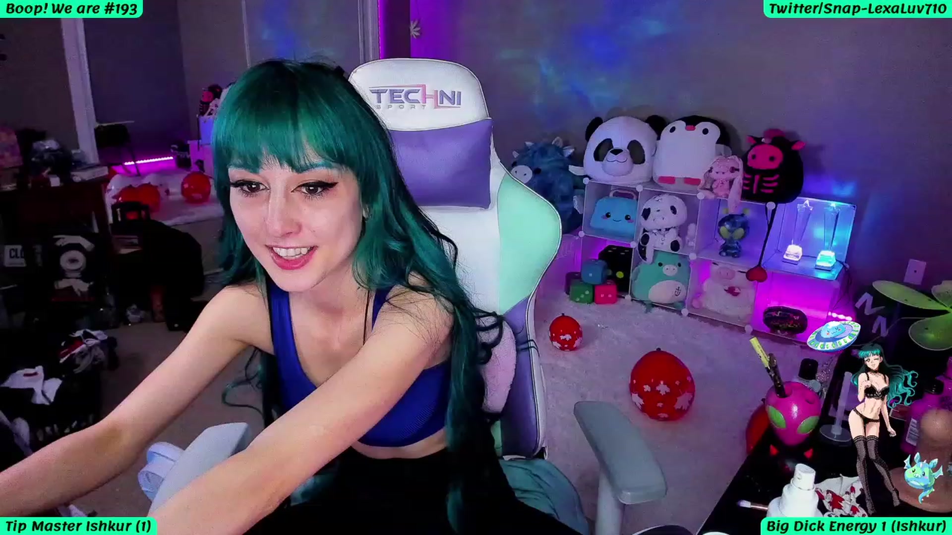 Gallery image thumbnail from BDayLexaLuv's myfreecams stream on, 07/06/2023, 07:03 image 19 of 20