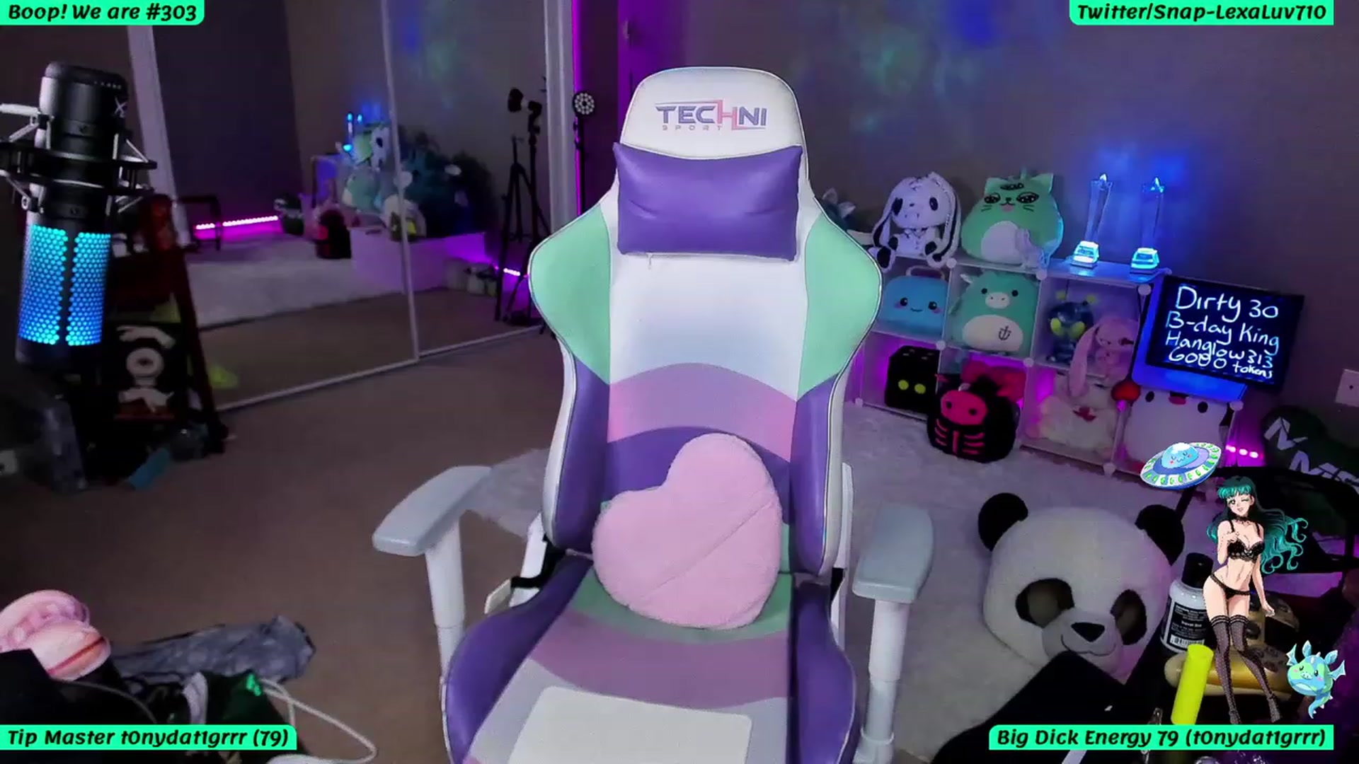 Gallery image thumbnail from BDayLexaLuv's myfreecams stream on, 07/29/2023, 05:15 image 17 of 20