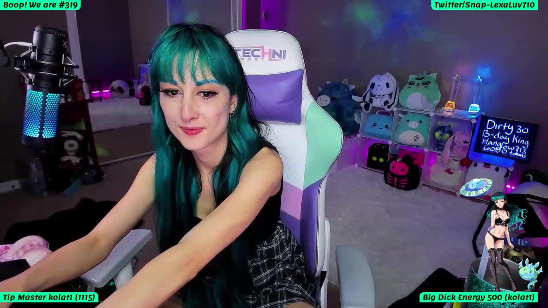 Gallery image thumbnail from BDayLexaLuv's myfreecams stream on, 07/30/2023, 07:59 image 19 of 20