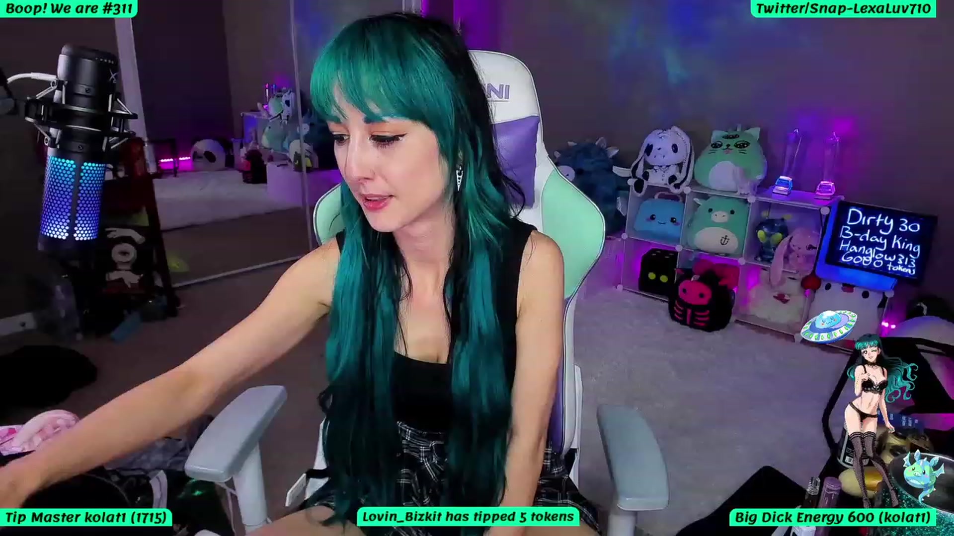 Gallery image thumbnail from BDayLexaLuv's myfreecams stream on, 07/30/2023, 09:59 image 4 of 20