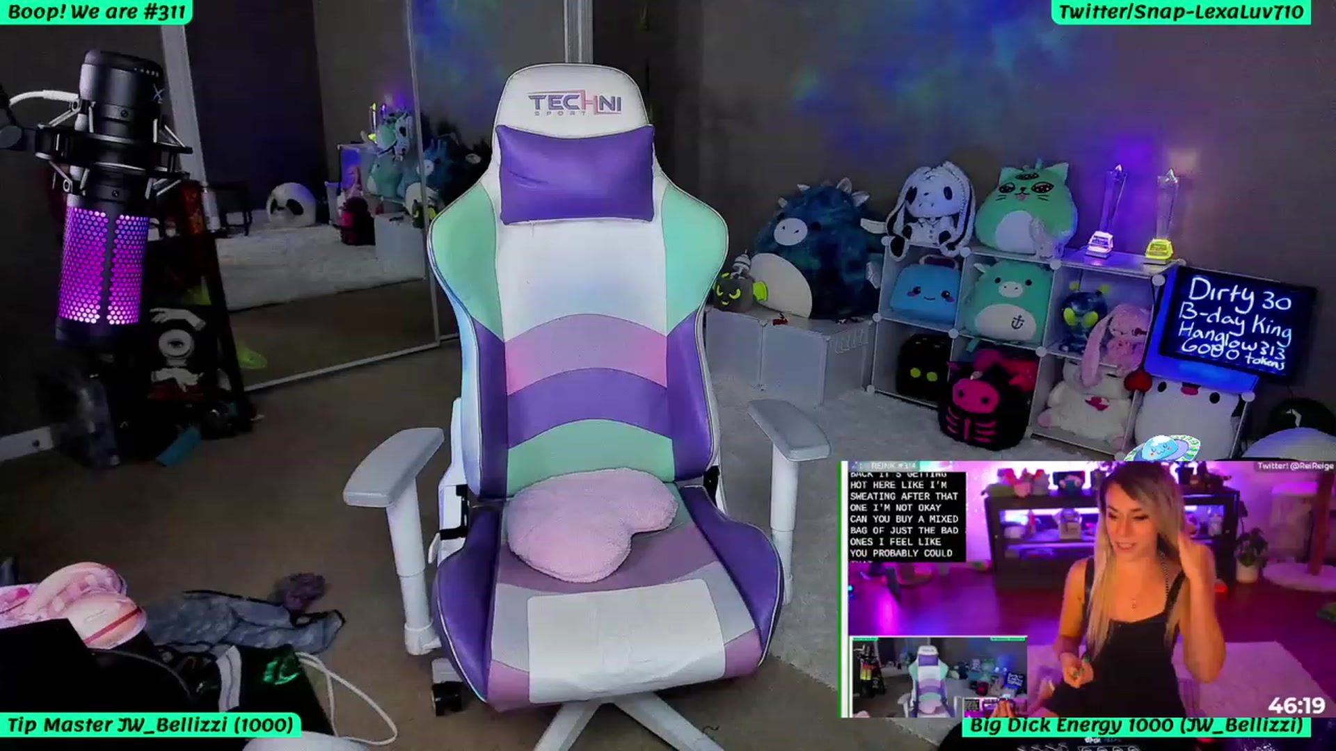 Gallery image thumbnail from BDayLexaLuv's myfreecams stream on, 07/31/2023, 04:56 image 7 of 20