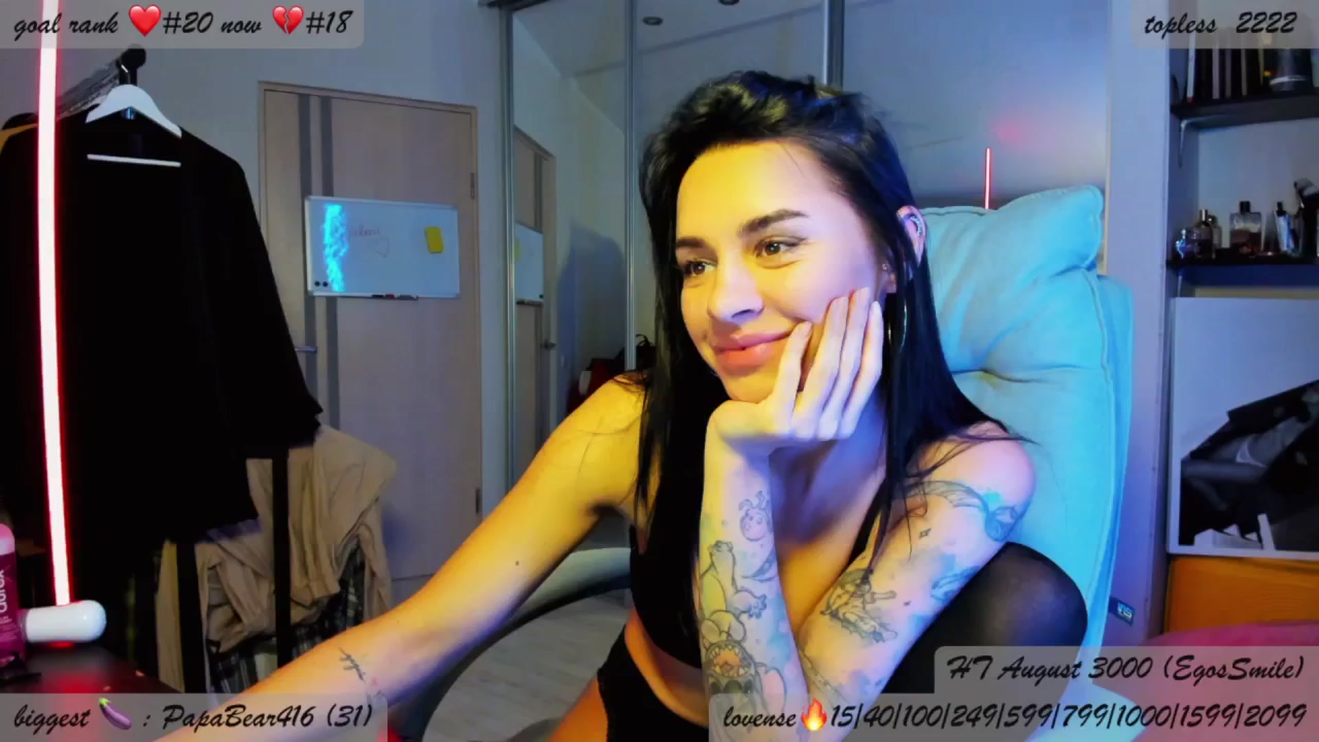 Gallery image thumbnail from BDayYaga's myfreecams stream on, 08/19/2025, 23:20 image 4 of 20