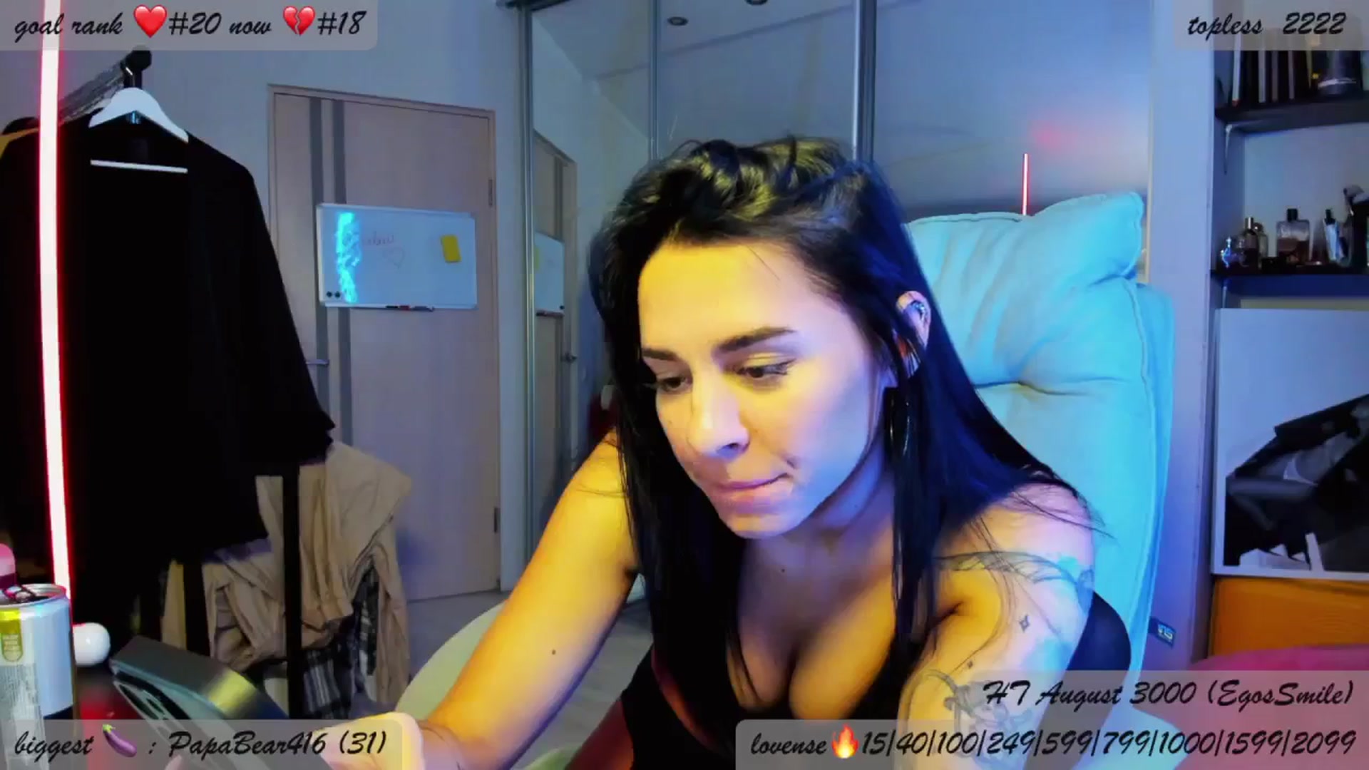 Gallery image thumbnail from BDayYaga's myfreecams stream on, 08/19/2025, 23:20 image 9 of 20