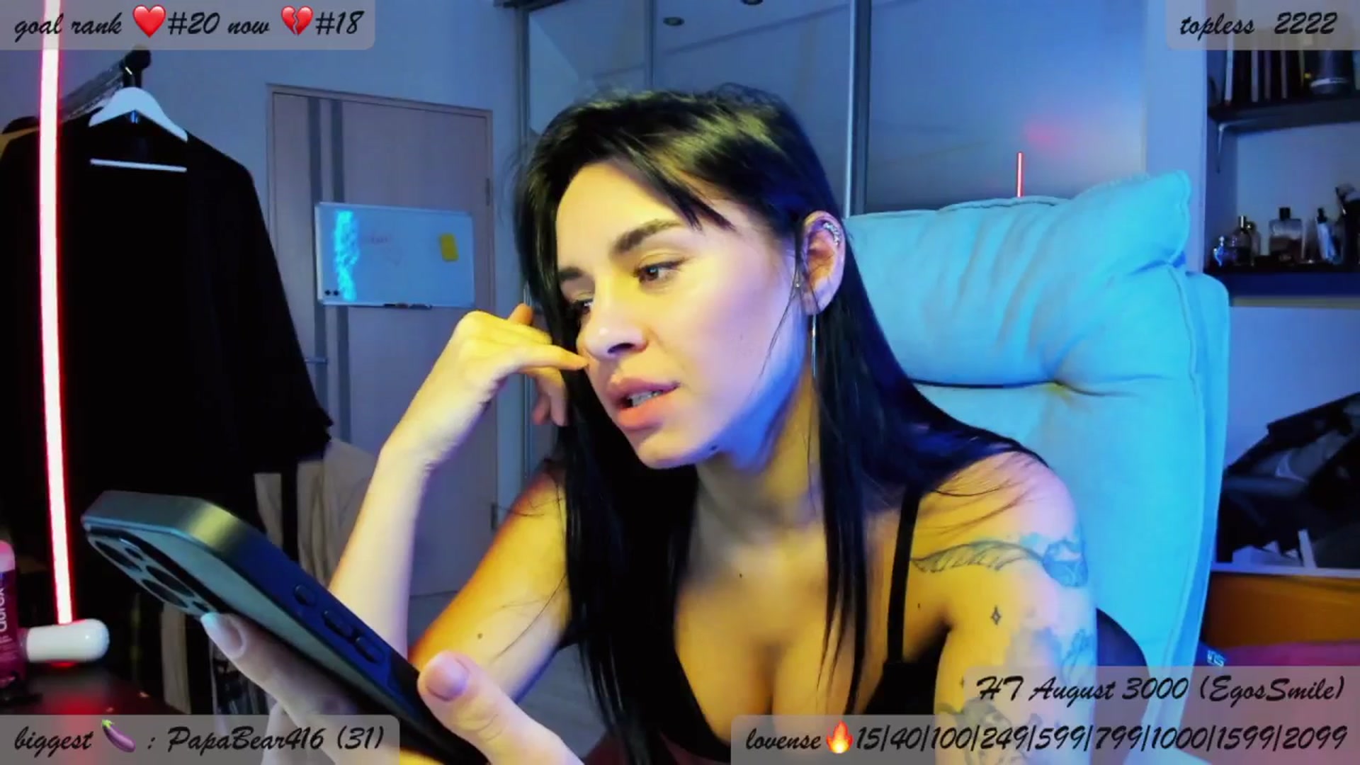 Gallery image thumbnail from BDayYaga's myfreecams stream on, 08/19/2025, 23:20 image 16 of 20