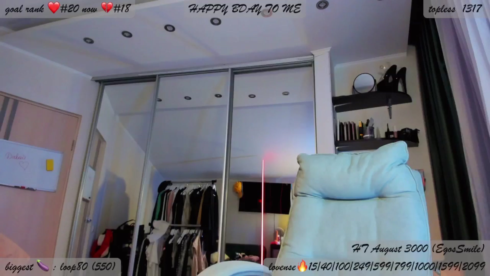 Gallery image thumbnail from BDayYaga's myfreecams stream on, 08/20/2025, 24:49 image 13 of 20