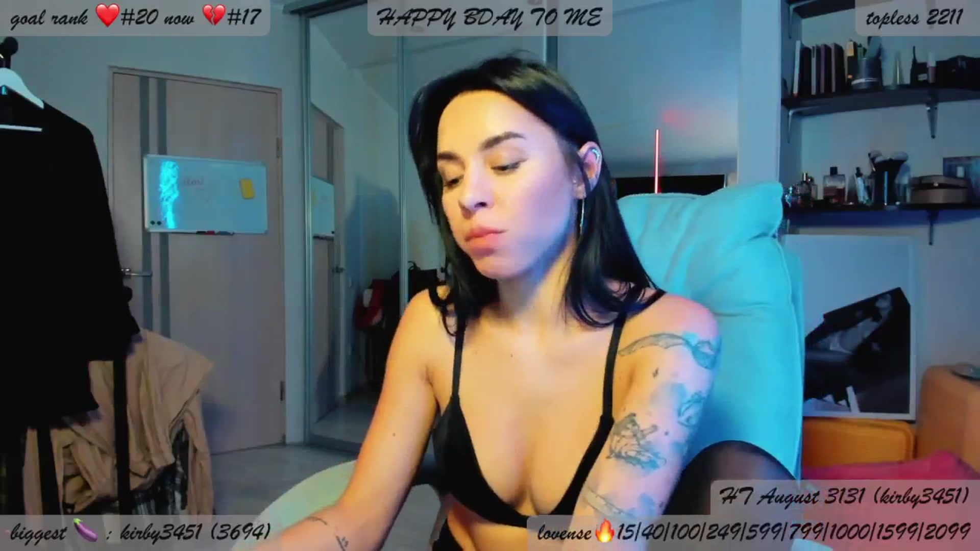 Gallery image thumbnail from BDayYaga's myfreecams stream on, 08/20/2025, 03:19 image 18 of 20