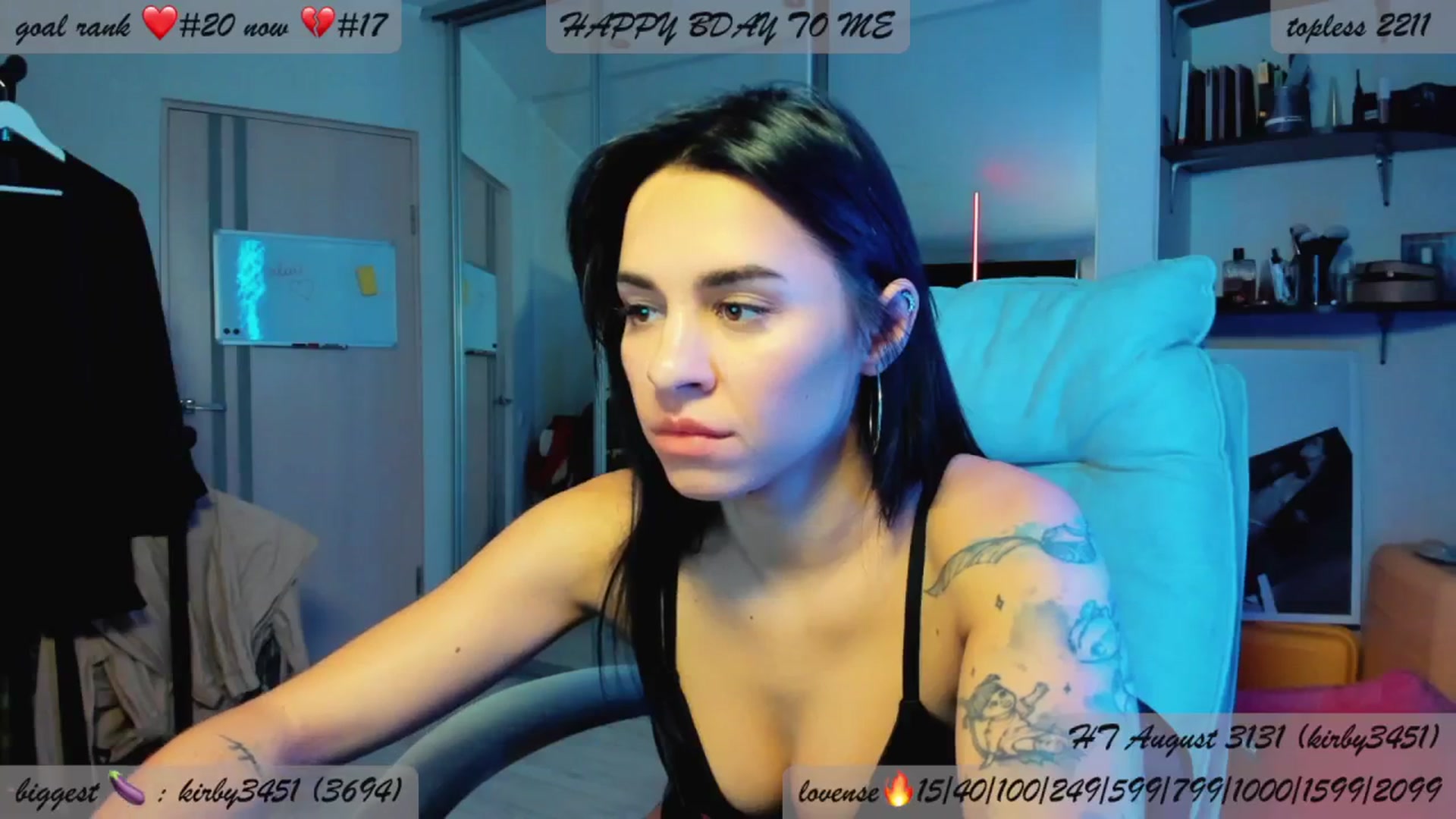Gallery image thumbnail from BDayYaga's myfreecams stream on, 08/20/2025, 03:19 image 7 of 20
