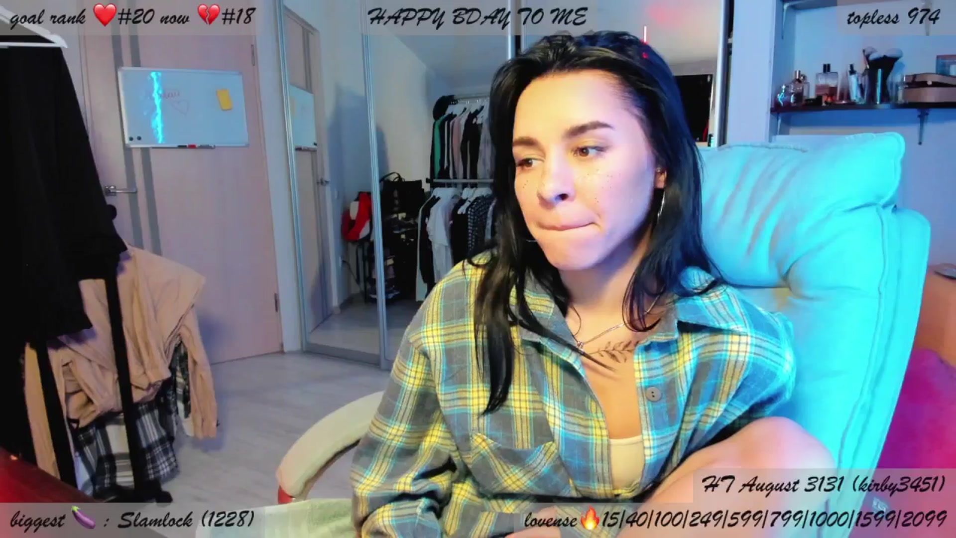 Gallery image thumbnail from BDayYaga's myfreecams stream on, 08/21/2025, 02:14 image 8 of 20
