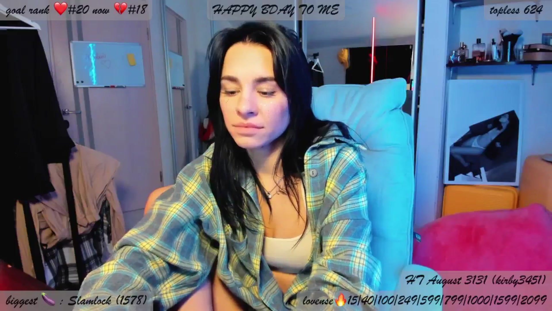 Gallery image thumbnail from BDayYaga's myfreecams stream on, 08/21/2025, 02:14 image 12 of 20