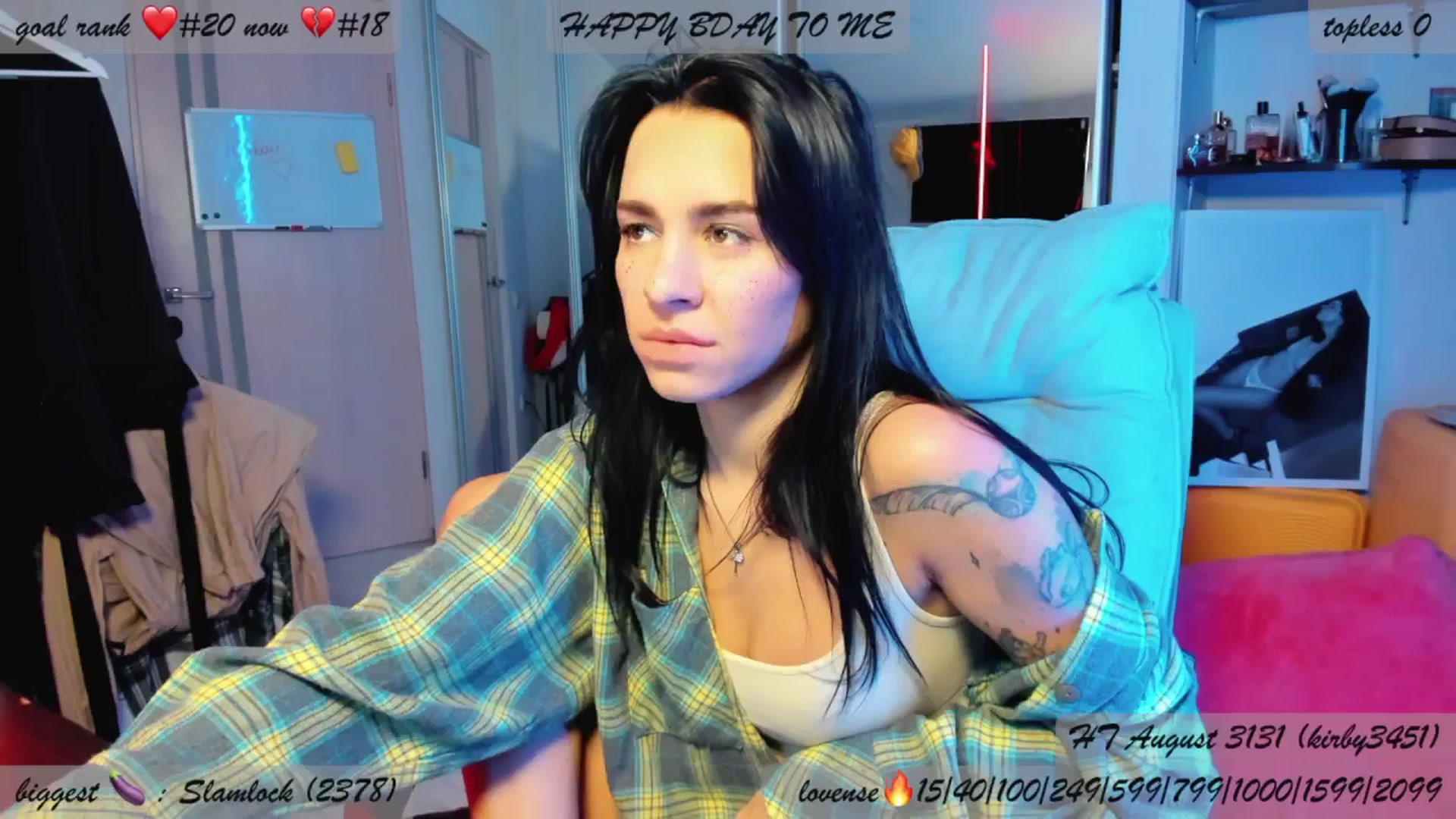 Gallery image thumbnail from BDayYaga's myfreecams stream on, 08/21/2025, 02:14 image 17 of 20