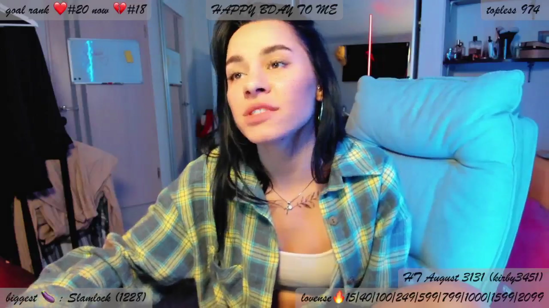 Gallery image thumbnail from BDayYaga's myfreecams stream on, 08/21/2025, 02:14 image 7 of 20